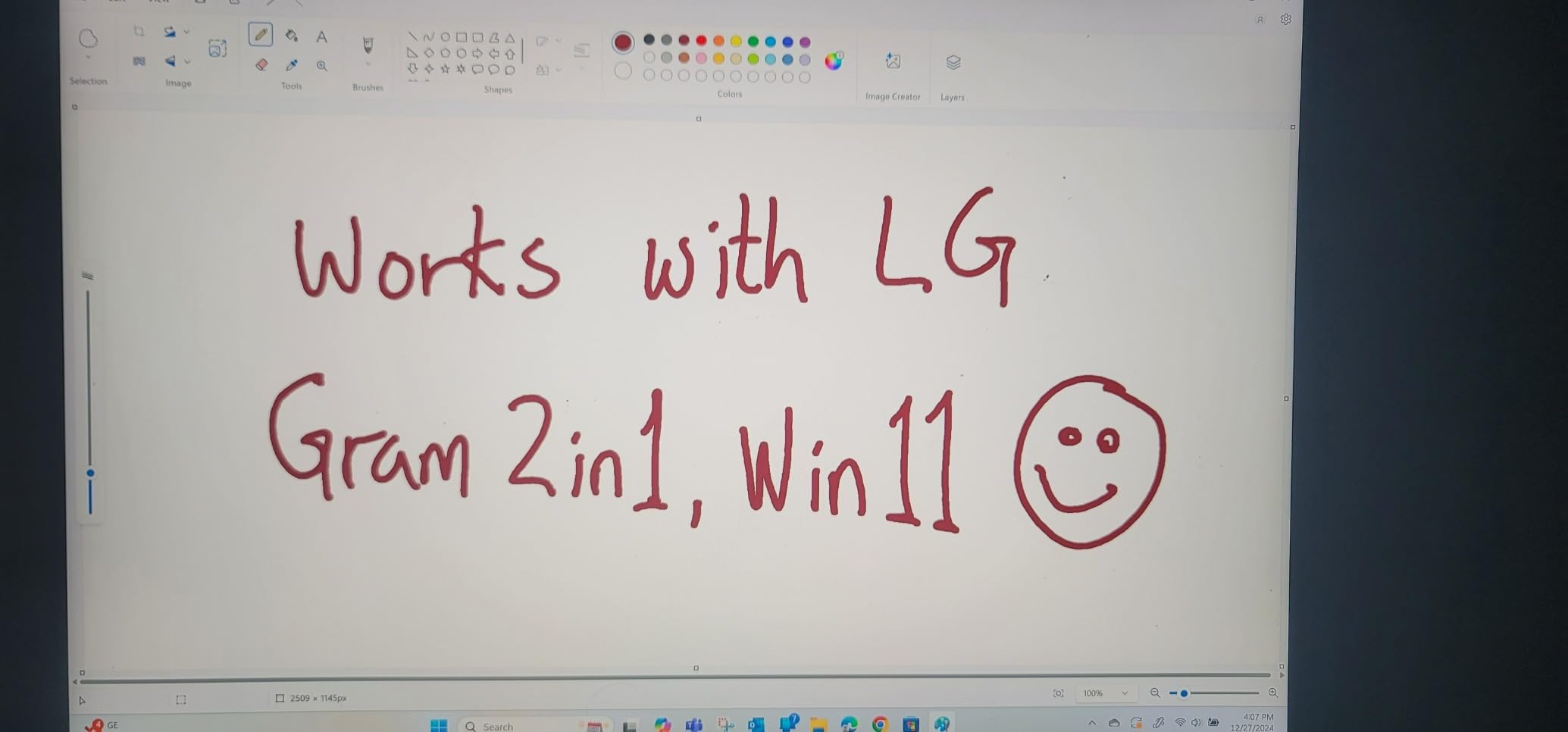 Bamboo Ink Smart Stylus for Windows Ink Second Generation CS323AG0A Customer Review Bamboo Ink Smart Stylus for Windows Ink Second Generation CS323AG0A - Customer Photo 1