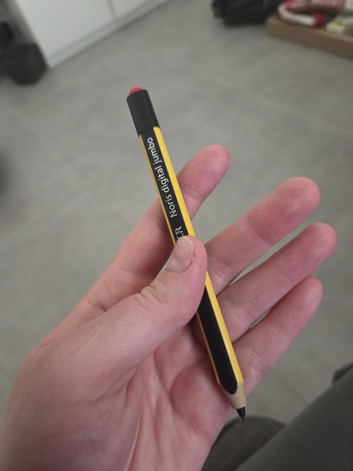 STAEDTLER Noris Jumbo Digital Stylus Pen: No Charging, EMR Palm Rejection, 4.096 Pressure Levels, Hexagonal Shape, Natural Writing and Drawing on Touchscreen Tablet, Laptop, Phone Customer Review STAEDTLER Noris Jumbo Digital Stylus Pen: No Charging, EMR Palm Rejection, 4.096 Pressure Levels, Hexagonal Shape, Natural Writing and Drawing on Touchscreen Tablet, Laptop, Phone - Customer Photo 2