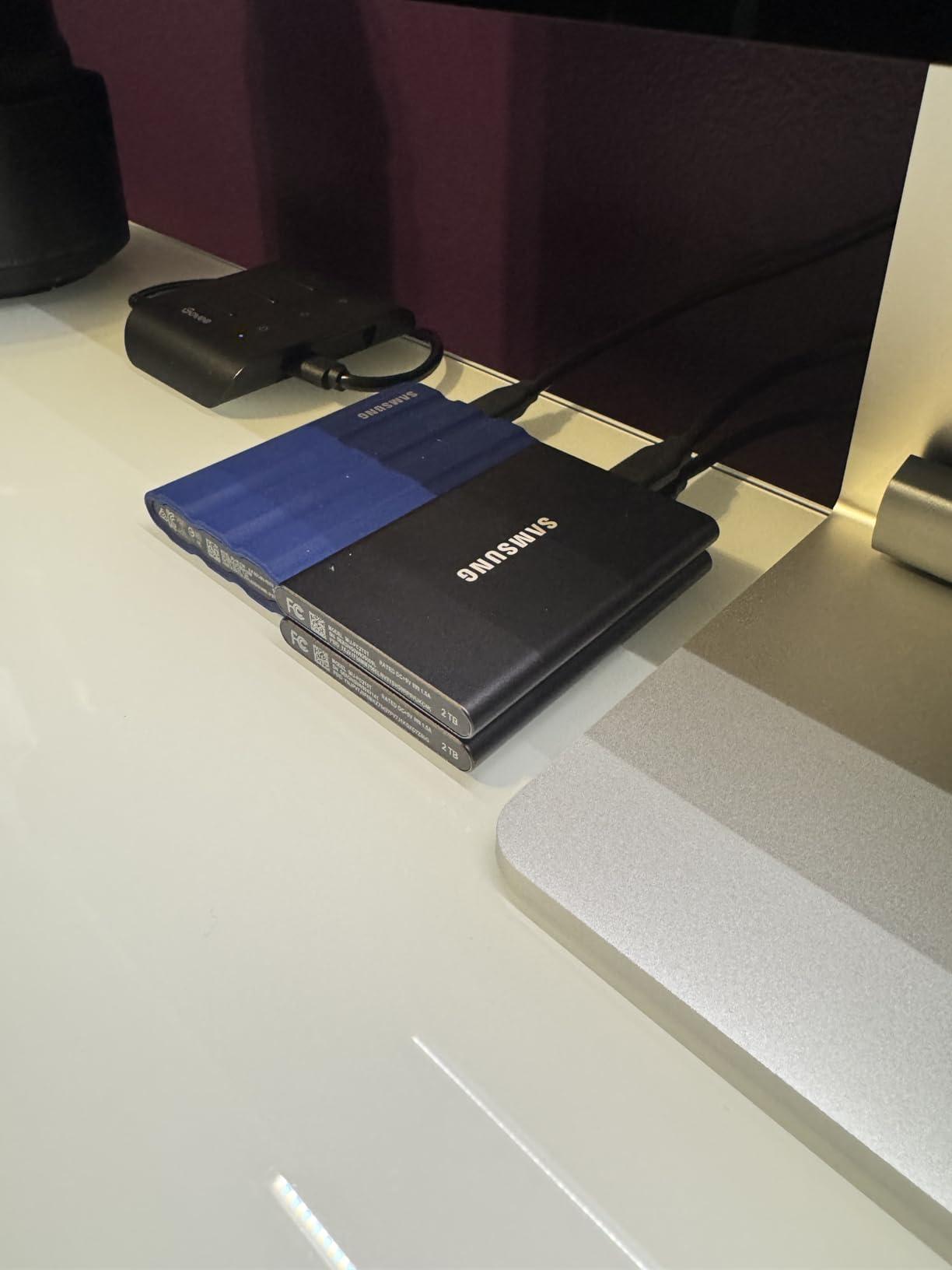 Samsung T7 Portable SSD, 1TB External Solid State Drive, Speeds Up to 1,050MB/s, USB 3.2 Gen 2, Reliable Storage for Gaming, Students, Professionals, MU-PC1T0T/AM, Gray customer photo 2