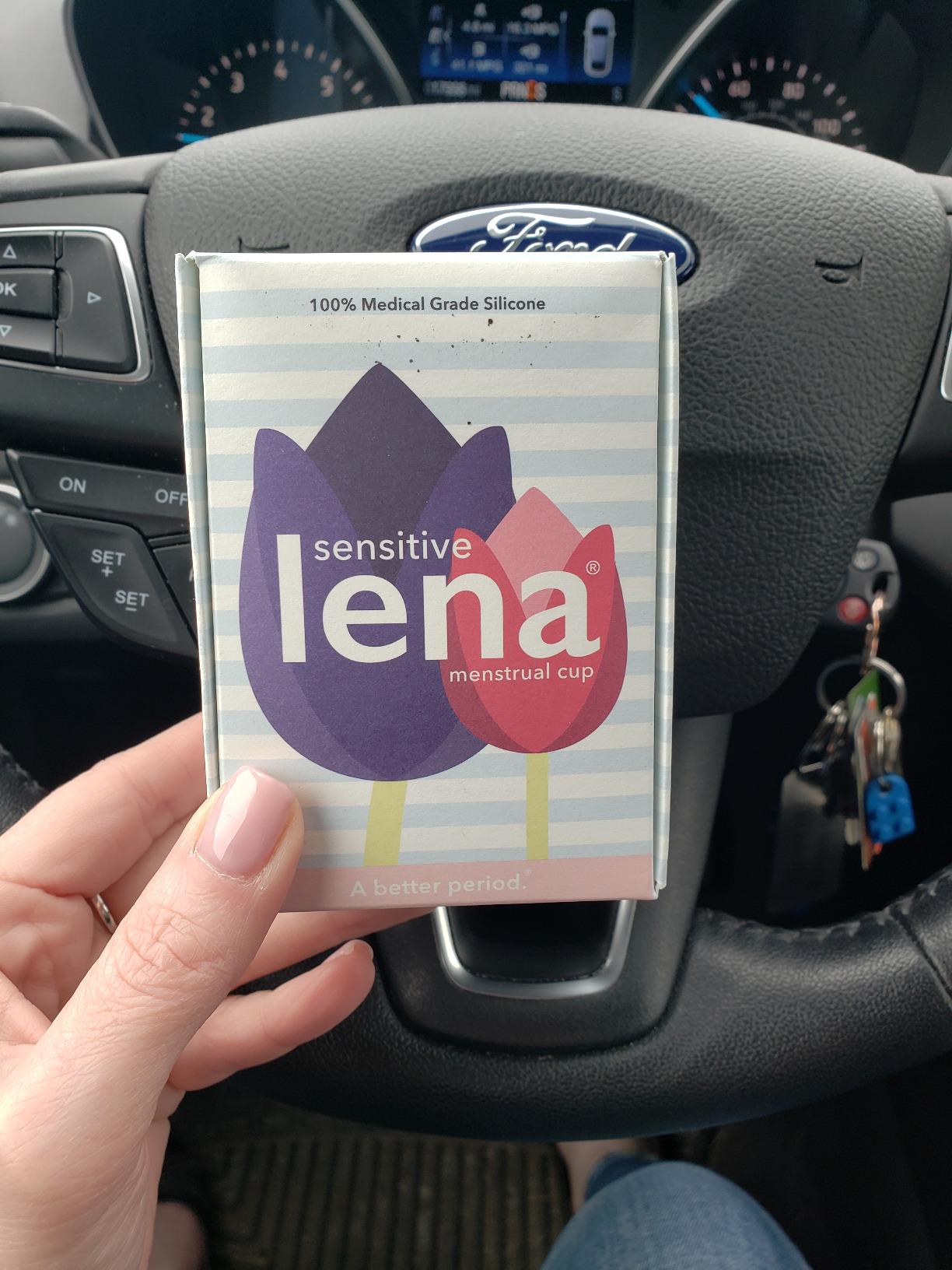 Lena Sensitive Menstrual Cup - Size Large - Ultra-Soft Reusable Silicone Period Cup for Sensitive Anatomy, 12-Hour Comfort, Gentle & Leak-Free Protection (LENA-COR-L) Customer Review Lena Sensitive Menstrual Cup - Size Large - Ultra-Soft Reusable Silicone Period Cup for Sensitive Anatomy, 12-Hour Comfort, Gentle & Leak-Free Protection (LENA-COR-L) - Customer Photo 1