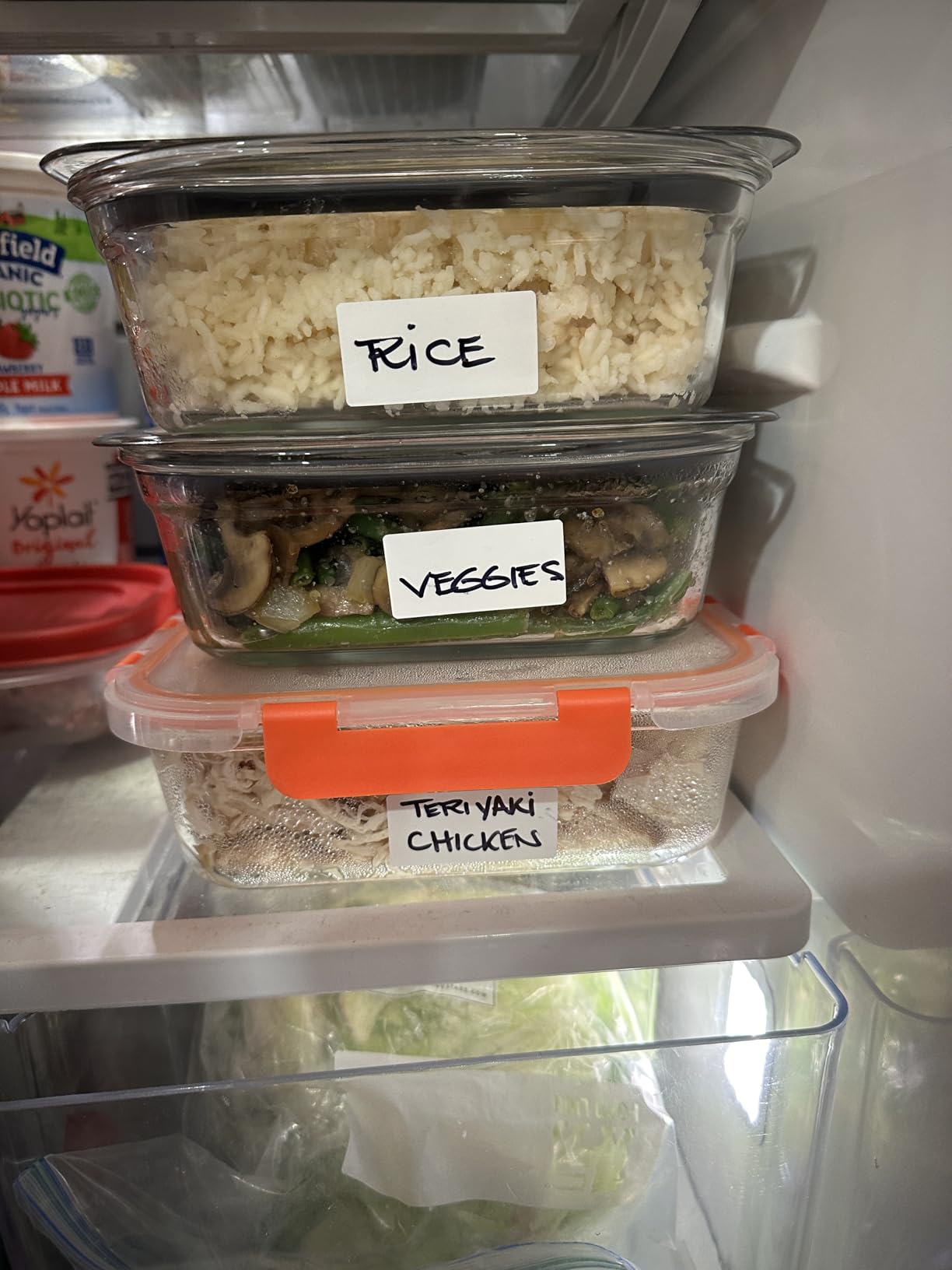 Rubbermaid Brilliance Glass Food Storage Containers, Assorted Sizes, Set of 9, BPA-Free, Leak-Proof, Clear - Customer Photo 1