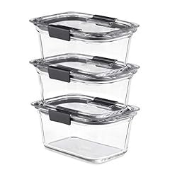Rubbermaid Brilliance Glass Food Storage Containers, Assorted Sizes, Set of 9, BPA-Free, Leak-Proof, Clear - Customer Photo 2