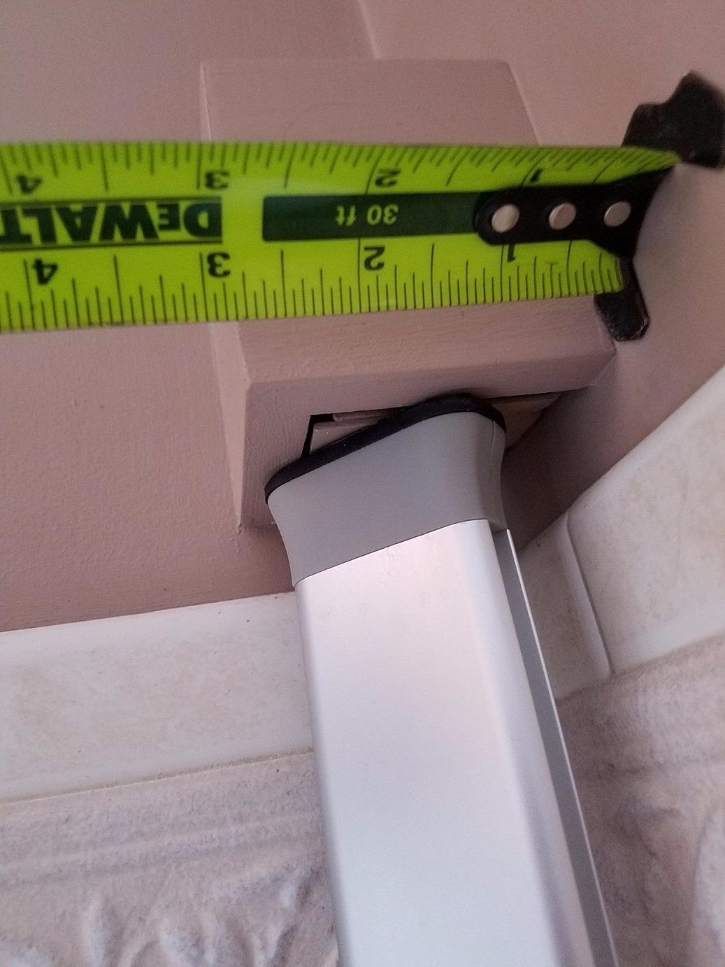 simplehuman 8' Tension Pole Shower Caddy, Stainless Steel and Anodized Aluminum - Customer Photo 5