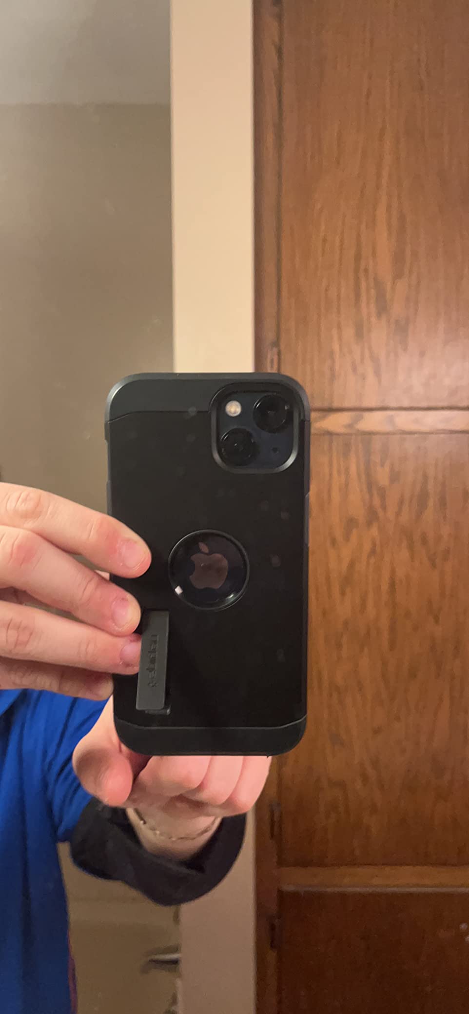 Spigen Tough Armor [Extreme Protection Tech] Designed for iPhone 13 Case (2021) - Black - Customer Photo 1