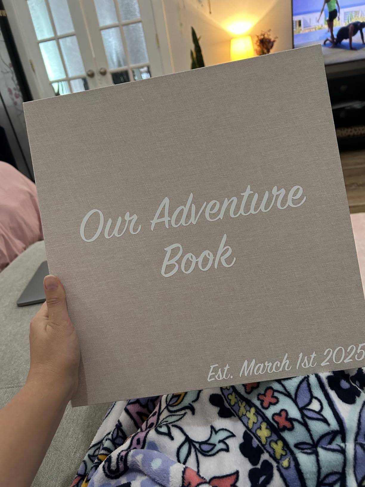 Zesthouse Photo Album Self Adhesive Pages, 60 Pages Magnetic Scrapbook Albums with Sticky Page, Photos Album Holds 8x10 & 5X7 & 4x6 & 6x8 & 3x5, Large Picture Book Ideal Gift for Family Wedding Baby - Customer Photo 1