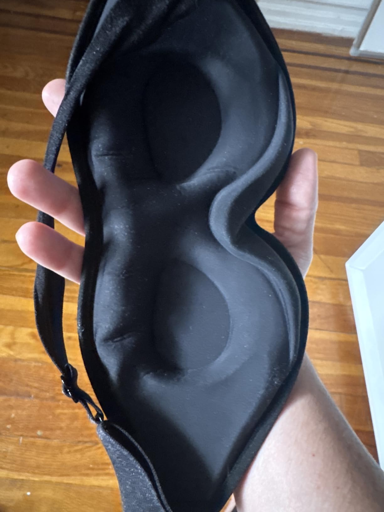 LitBear Sleep Mask for Side Sleeper Women Men, Eye Mask for Sleeping Light Blocking, 3D Contoured Cup Sleeping Mask, Soft Breathable Sleep Eye Mask with Adjustable Elastic Strap for Travel - Customer Photo 2