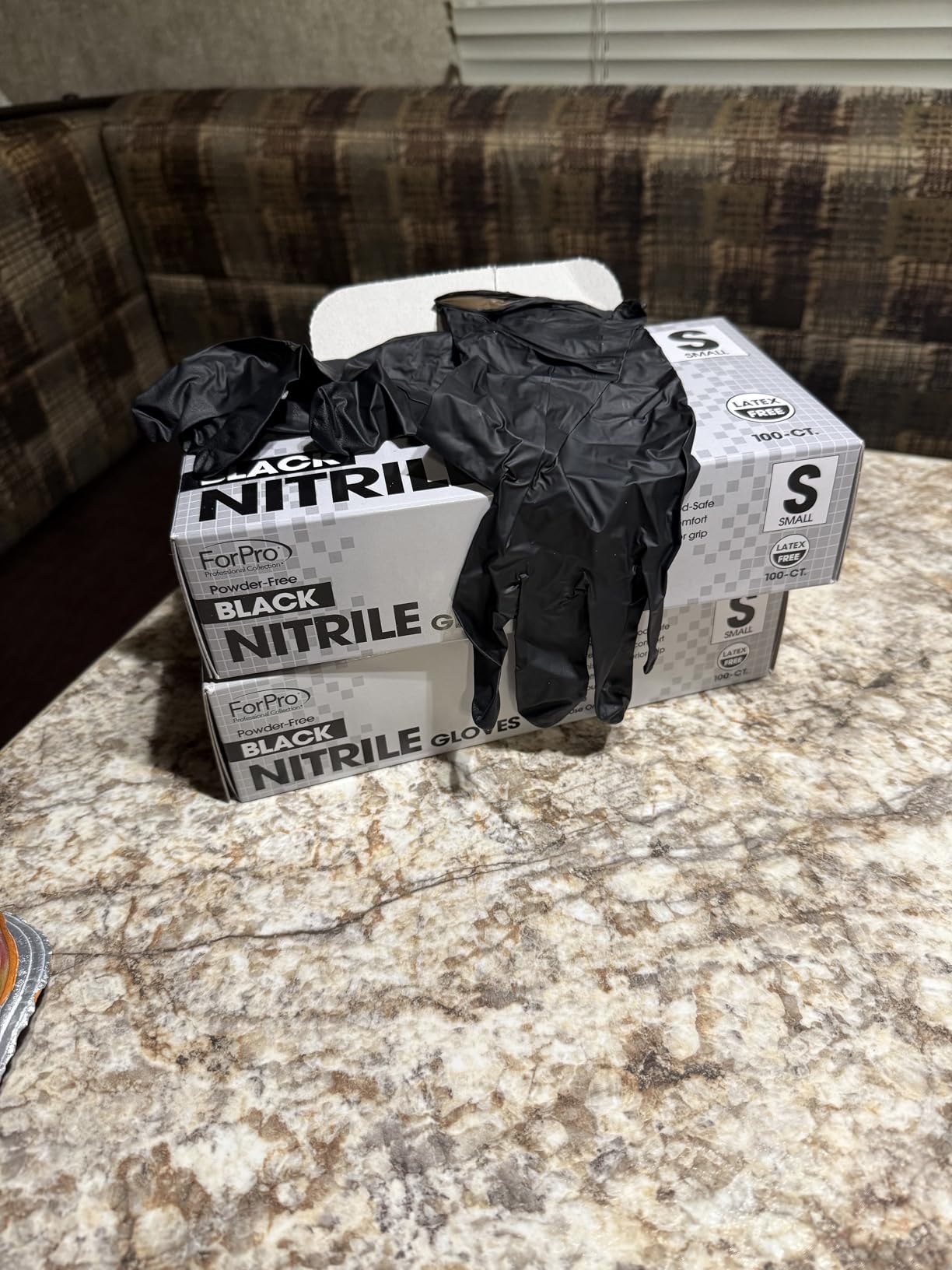 ForPro Disposable Nitrile Gloves, Chemical Resistant, Powder-Free, Latex-Free, Non-Sterile, Food Safe, 4 Mil - Customer Photo 2