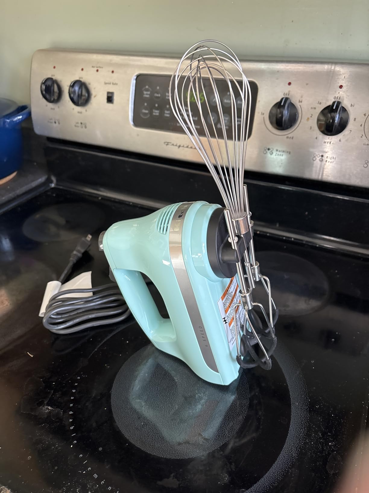 KitchenAid 6 Speed Hand Mixer with Flex Edge Beaters - KHM6118 - Customer Photo 1