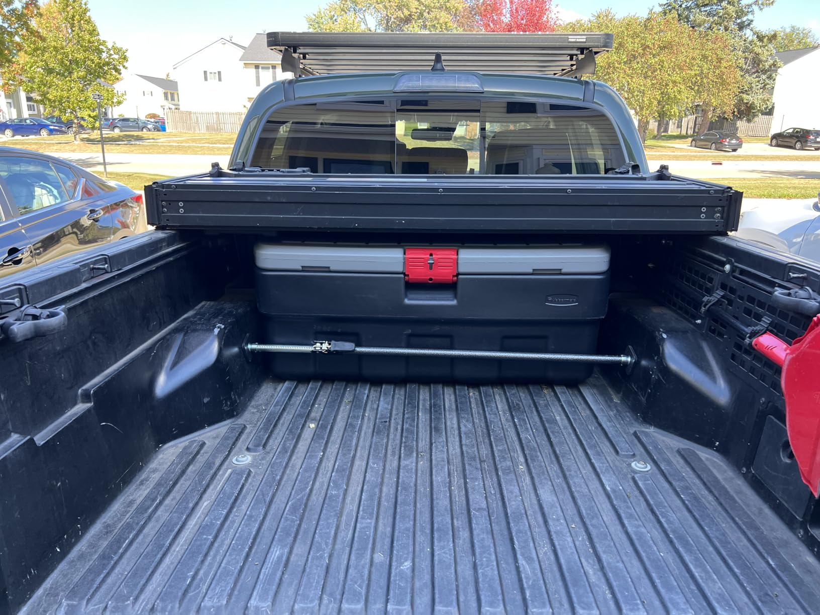 Rubbermaid ActionPacker 35 Gallon, Made in USA, Lockable Plastic Storage Bin with Lid and Wheels- Outdoor, Industrial, Rugged, Camping Gear and Truck Bed Storage Customer Review Rubbermaid ActionPacker 35 Gallon, Made in USA, Lockable Plastic Storage Bin with Lid and Wheels- Outdoor, Industrial, Rugged, Camping Gear and Truck Bed Storage - Customer Photo 2