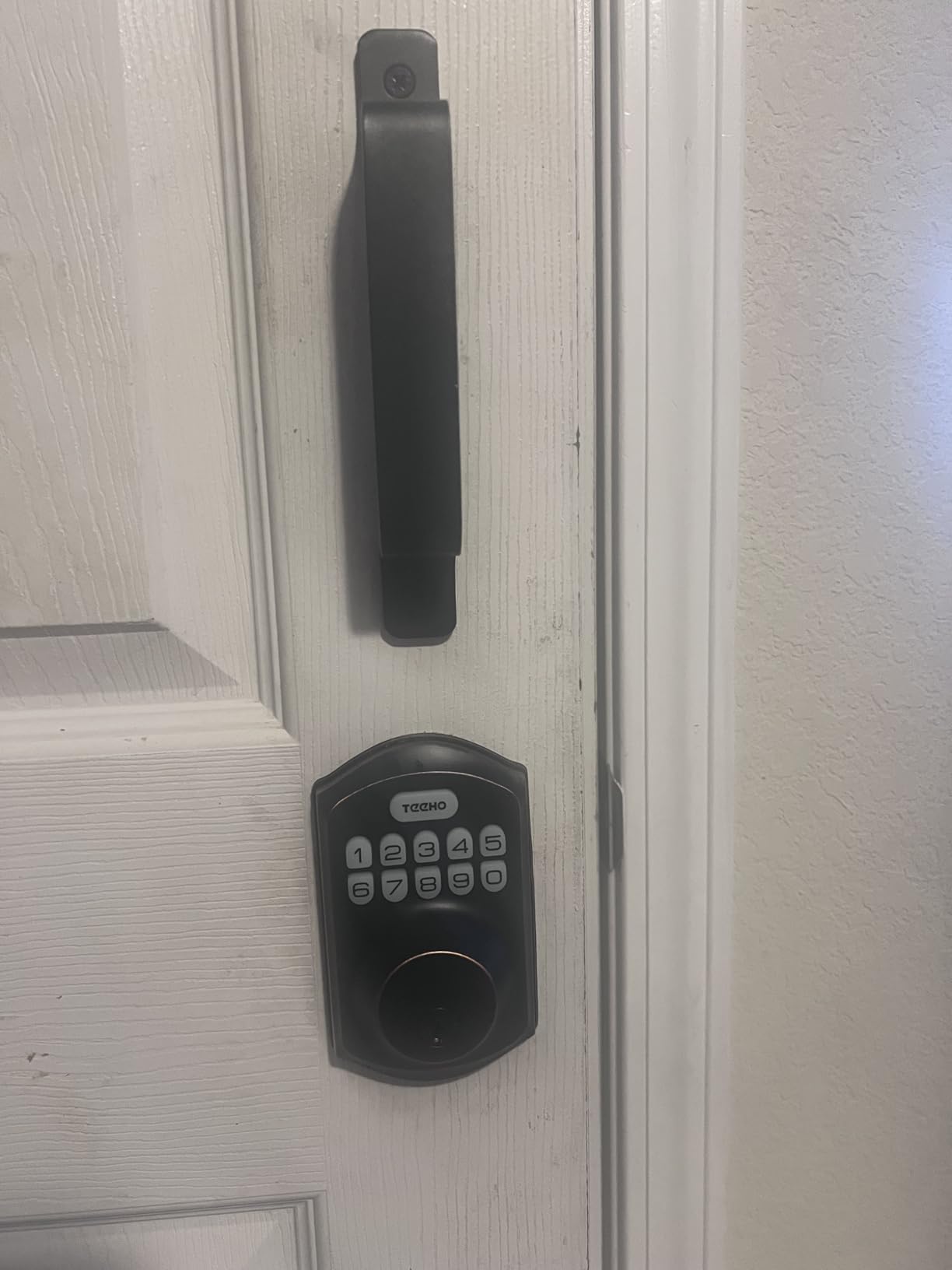 TEEHO TE001 Keyless Entry Door Lock with Keypad - Smart Deadbolt Lock for Front Door with 2 Keys - Auto Lock - Easy Installation - Matte Black customer photo 2