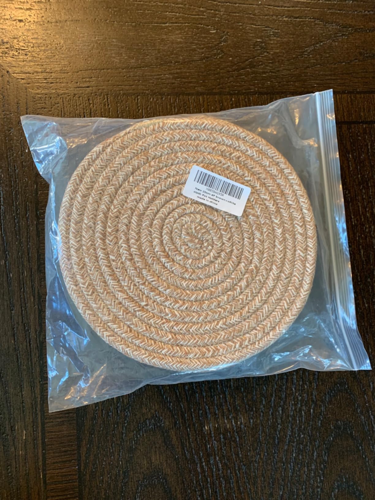 Pot Holders Trivets Set 4 Pcs, Potholders for Kitchens, 100% Pure Cotton Thread Weave Trivets for Hot Dishes/Pot/Bowl/Teapot/Hot Pot Holders, 7.9 Inches Customer Review Pot Holders Trivets Set 4 Pcs, Potholders for Kitchens, 100% Pure Cotton Thread Weave Trivets for Hot Dishes/Pot/Bowl/Teapot/Hot Pot Holders, 7.9 Inches - Customer Photo 4