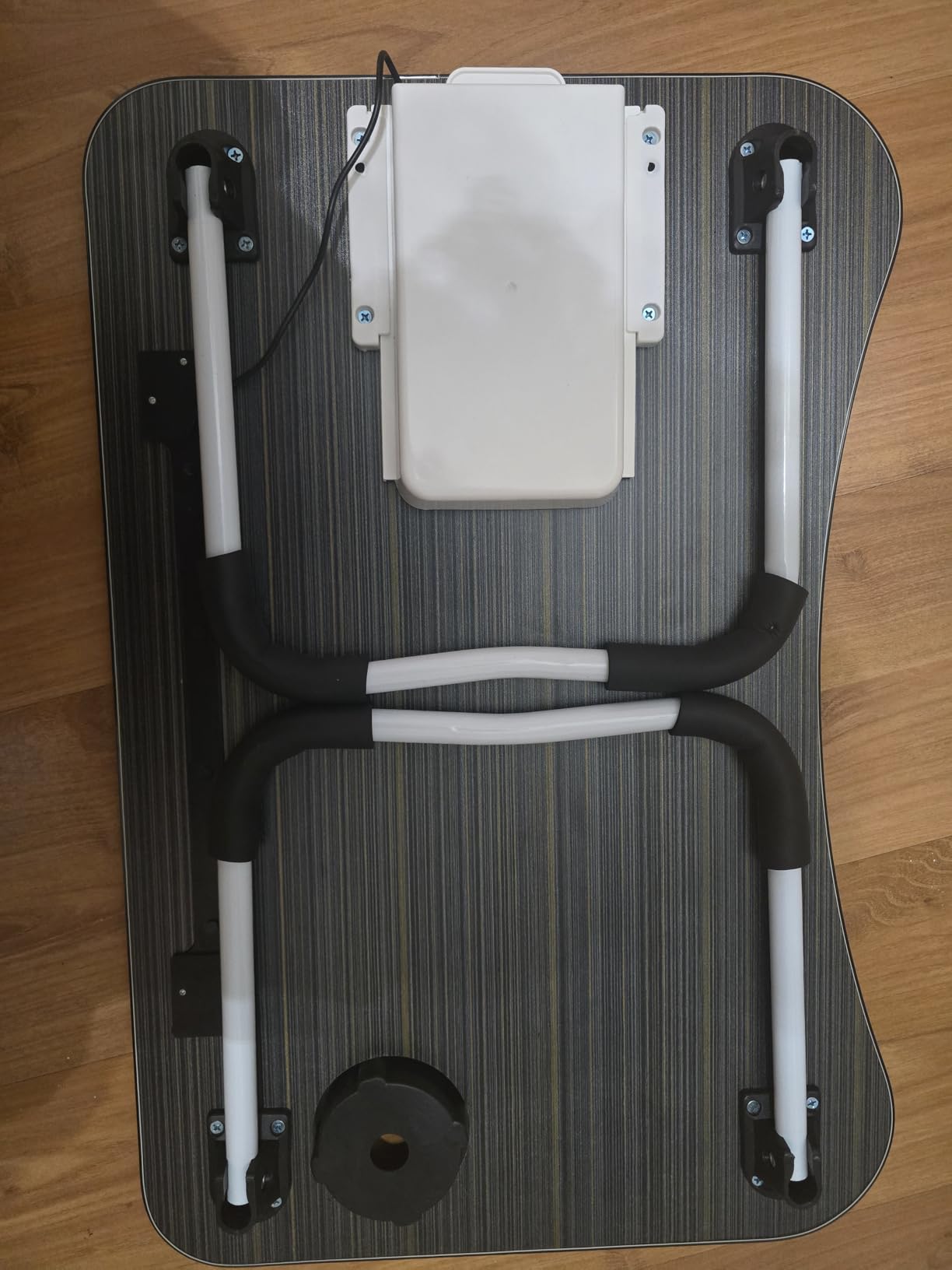 Slendor Lap Desk with Tablet Slot, Foldable Laptop Table with Storage Drawer for Bed，Portable Bed Desk for Laptop, Computer Tray with Cup Holder Notebook Stand Reading Holder for Couch Floor - Customer Photo 1