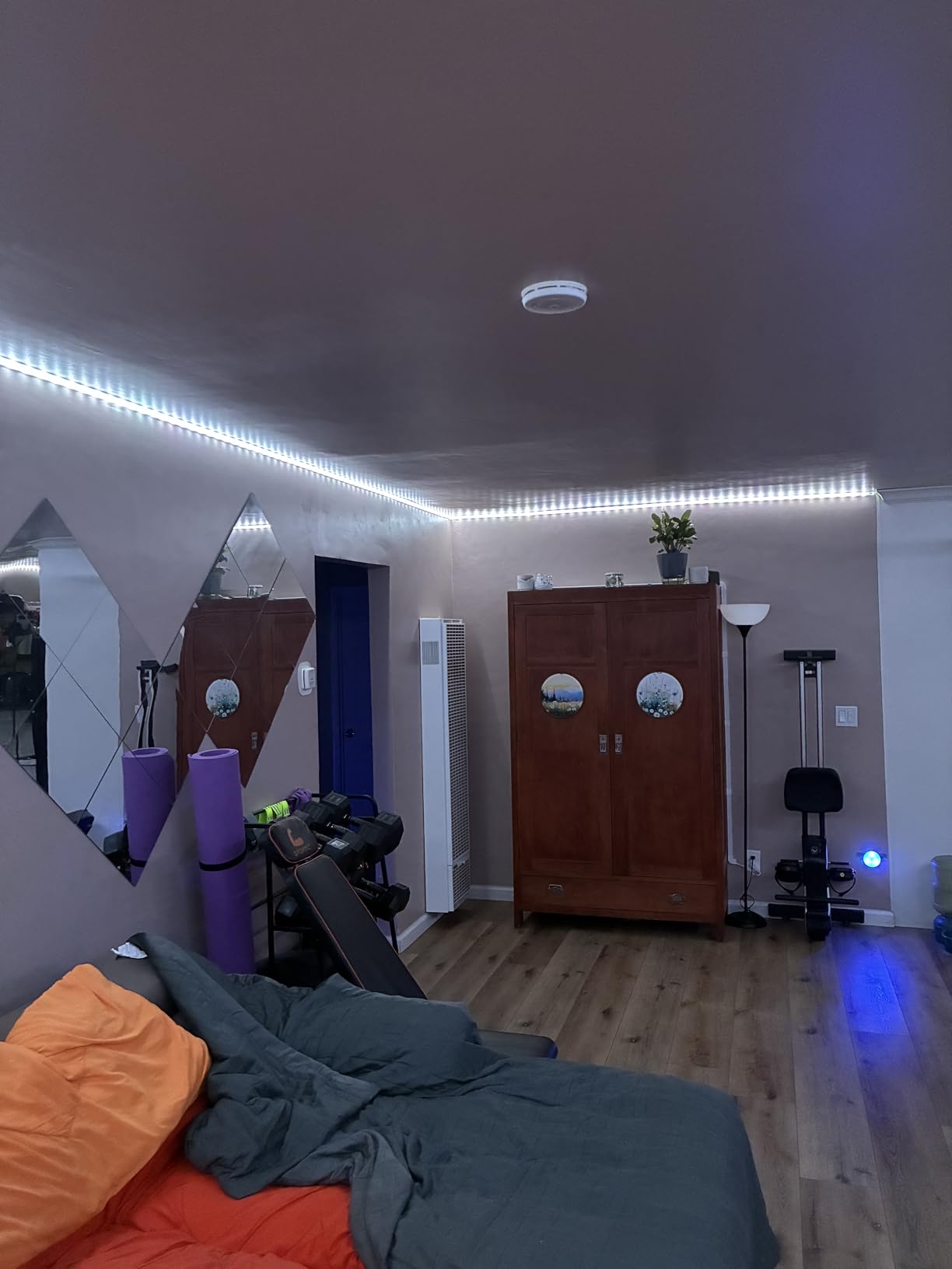 Govee 100ft RGBIC LED Strip Lights, Smart LED Lights Work with Alexa and Google Assistant, LED Lights for Bedroom WiFi App Control Segmented DIY Multiple Colors, Color Changing Light, (2 x 50ft) - Customer Photo 1