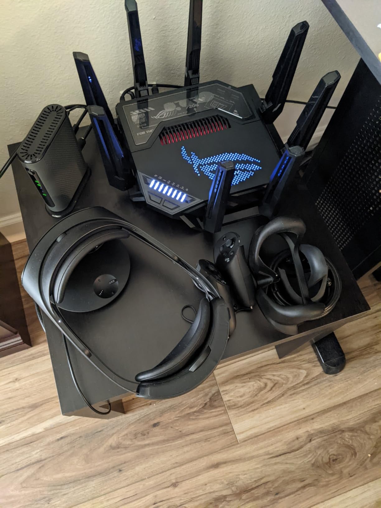 ASUS ROG Rapture WiFi 6E Gaming Router (GT-AXE16000) - Quad-Band, 6 GHz Ready, Dual 10G Ports, 2.5G WAN Port, AiMesh Support, Triple-Level Game Acceleration customer photo 1