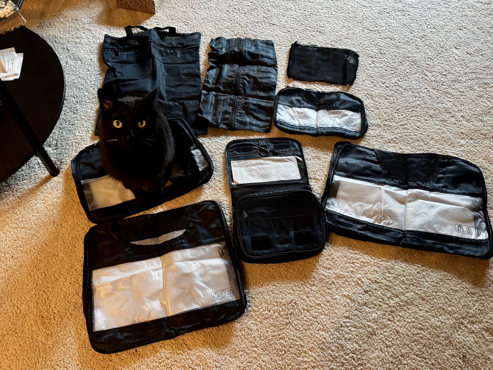Veken 10 Set/8 Set Packing Cubes for Travel Essentials, Suitcase Organizer Bags in 4 Sizes, Carry-On Luggage Accessories with Laundry & Toiletry Bag Customer Review Veken 10 Set/8 Set Packing Cubes for Travel Essentials, Suitcase Organizer Bags in 4 Sizes, Carry-On Luggage Accessories with Laundry & Toiletry Bag - Customer Photo 1