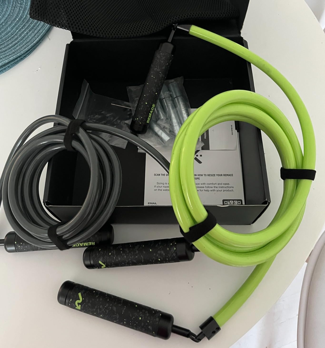 Level 2 Weighted Jump Rope Set - (1LB, 2LB) HIIT Workout Ropes - For Fitness, Exercise, Boxing, and Strength Training - Heavy Ropes For Intermediate to Advanced Jumpers - Two Ropes Included Customer Review Level 2 Weighted Jump Rope Set - (1LB, 2LB) HIIT Workout Ropes - For Fitness, Exercise, Boxing, and Strength Training - Heavy Ropes For Intermediate to Advanced Jumpers - Two Ropes Included - Customer Photo 2