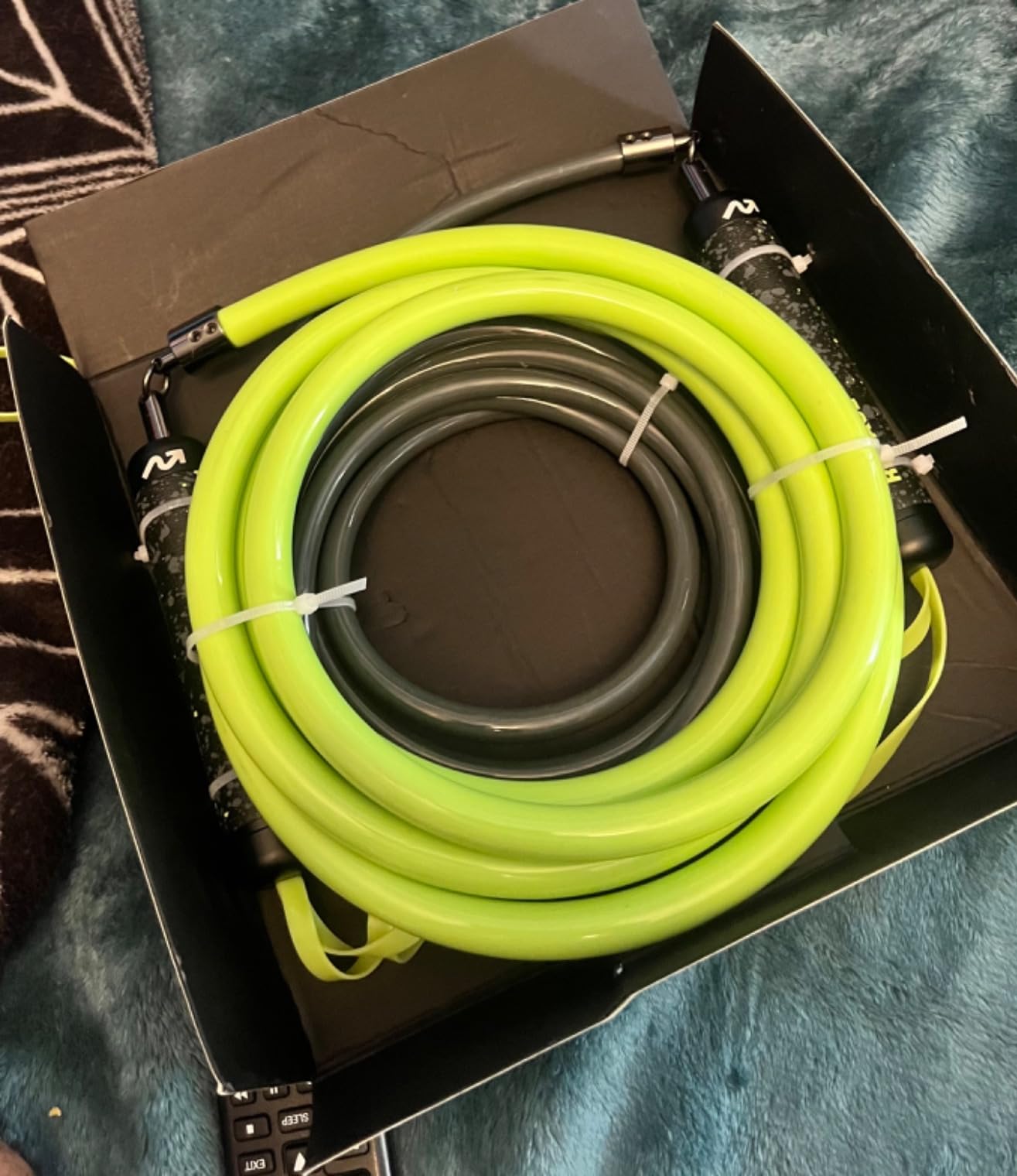 Level 2 Weighted Jump Rope Set - (1LB, 2LB) HIIT Workout Ropes - For Fitness, Exercise, Boxing, and Strength Training - Heavy Ropes For Intermediate to Advanced Jumpers - Two Ropes Included Customer Review Level 2 Weighted Jump Rope Set - (1LB, 2LB) HIIT Workout Ropes - For Fitness, Exercise, Boxing, and Strength Training - Heavy Ropes For Intermediate to Advanced Jumpers - Two Ropes Included - Customer Photo 5