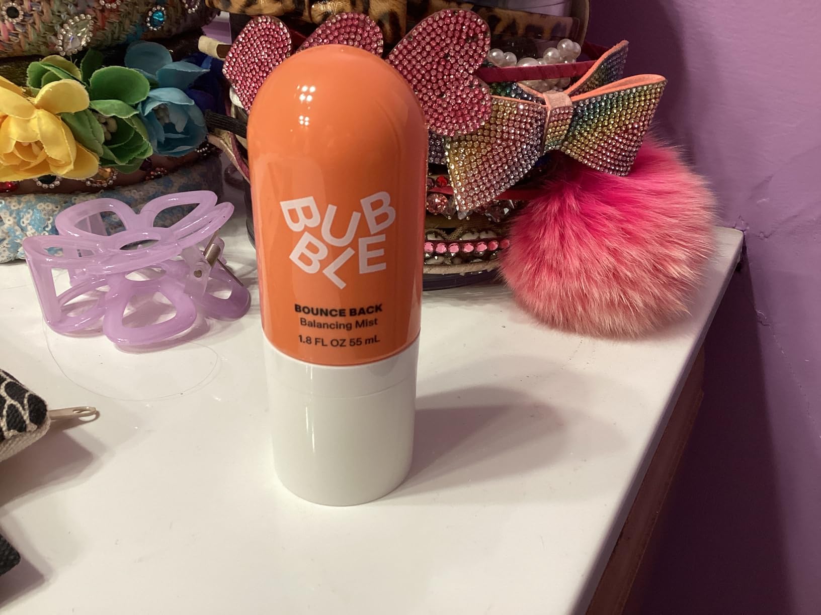 Bubble Skincare Bounce Back Hydrating Toner Spray - Balancing + Pore Minimizing Toner for Face - Made With Niacinamide + Willow Bark to Help Even and Mattify Oily Skin - On-The-Go Skin Care (55ml) - Customer Photo 1