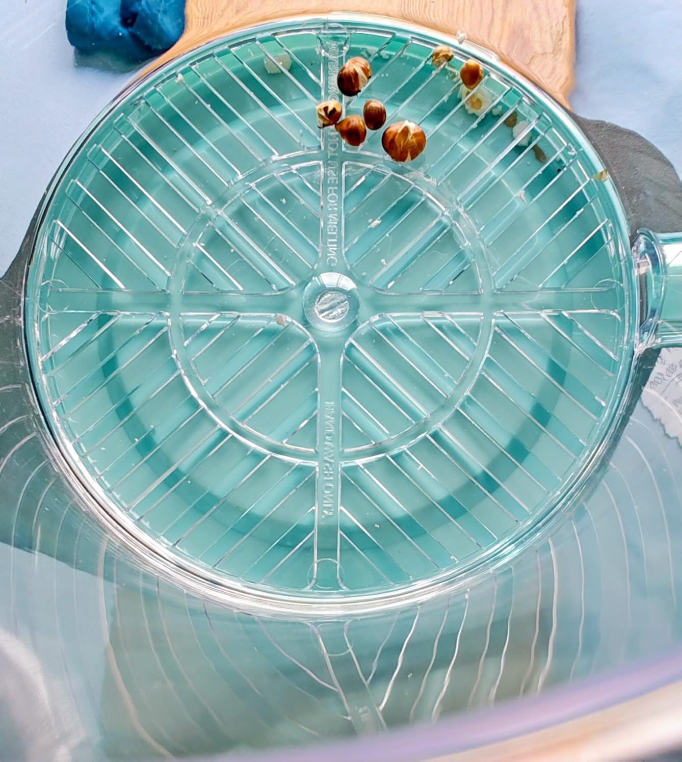Presto 04811 PopLite My Munch Hot Air Popcorn Popper - Personal Sized, Built-In Serving Bowl, Compact Design, 8 Cups, Blue - Customer Photo 2