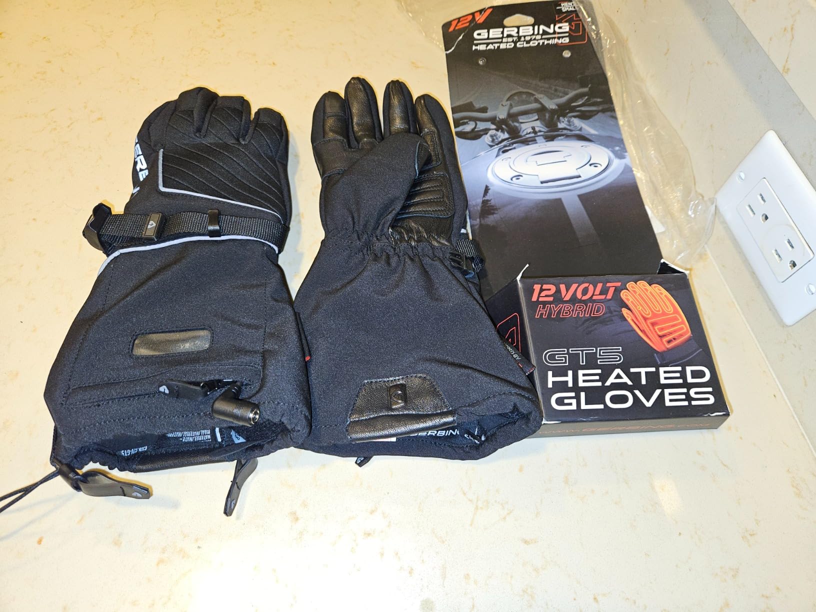 Gerbing GT5 12V Heated Motorcycle Gloves, Unisex, Hybrid Battery/Wired Heating for Powersports, Snowmobile, Hunting customer photo 1