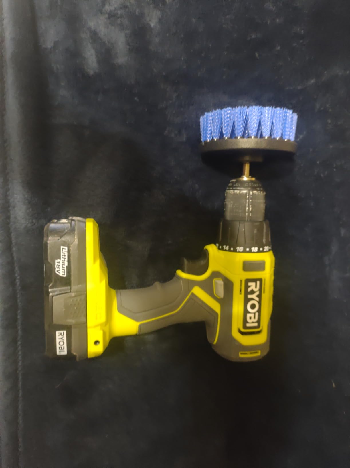 Diamond Shine 4 Inch Medium Drill Brush Attachment & 6 Inch Extension - Scrubbing and Cleaning - Tile, Grout, Bathtub, Shower, Sink - Customer Photo 2