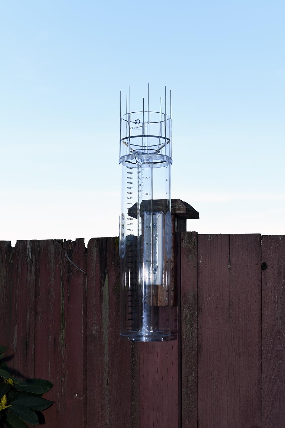 CLIMALYTIC Tropo Rain Gauge & Snow Gauge - Freeze-Proof All Weather Gauge for Extended Outdoor Use - Large 13.5
