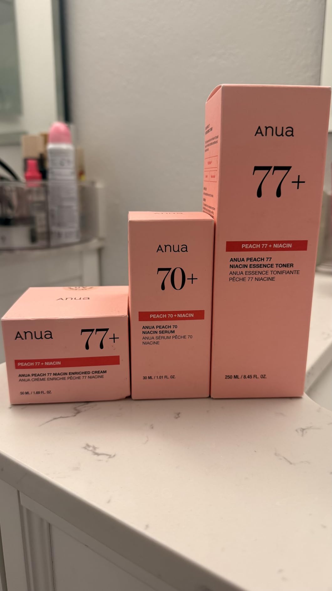 Anua Peach 77 Niacin Essence Toner 250ml / Brightening Toner for Face, Niacinamide, Panthenol, Ceramides, Facial Toner for Glass Skin, Korean Skin Care - Customer Photo 1