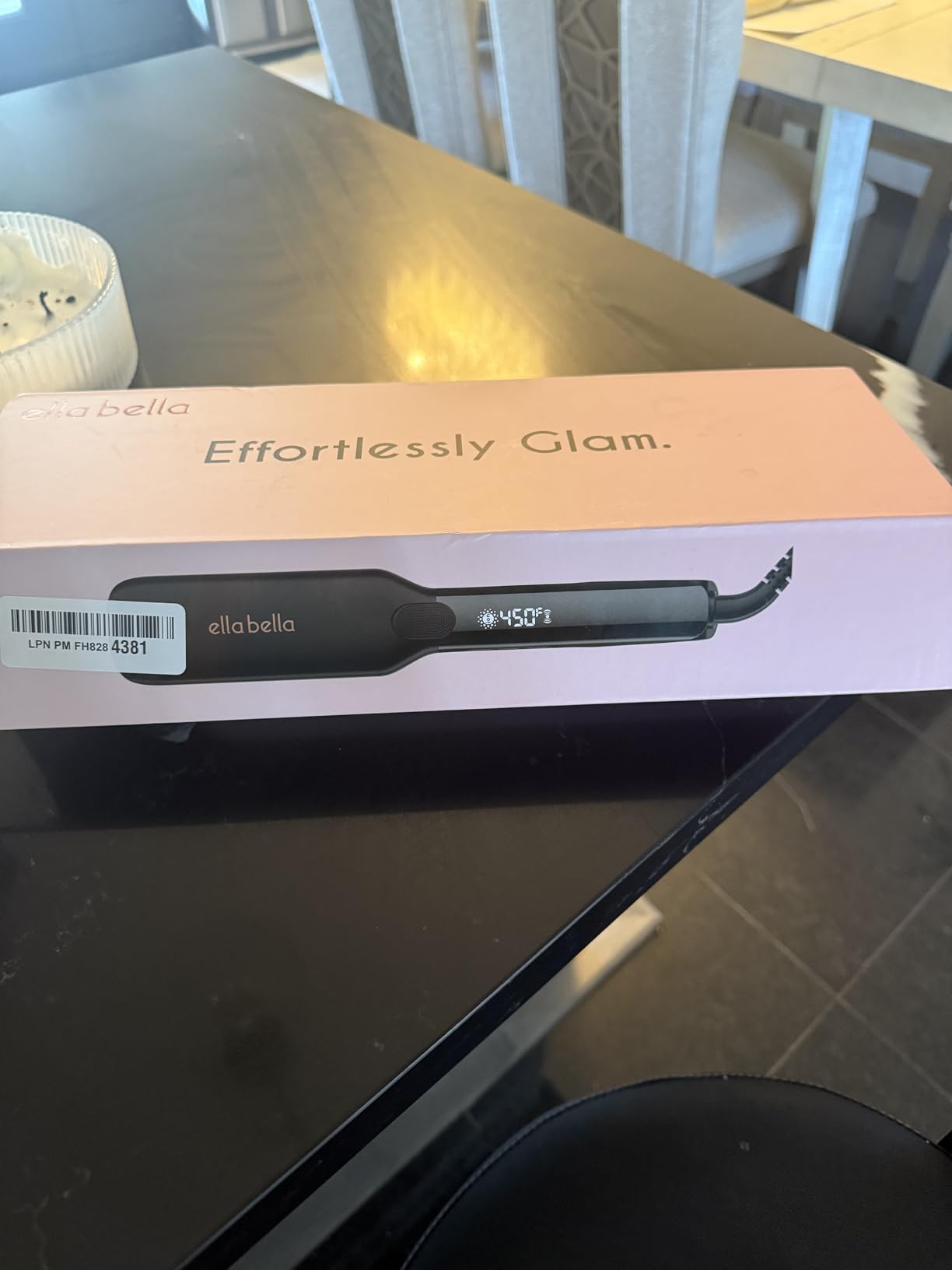 ELLA BELLA® Titanium Flat Iron Hair Straightener (with Infrared) • Professional Straightening Iron • Digital Display to Accurately Control Temperature • As Featured in Good Housekeeping Customer Review ELLA BELLA® Titanium Flat Iron Hair Straightener (with Infrared) • Professional Straightening Iron • Digital Display to Accurately Control Temperature • As Featured in Good Housekeeping - Customer Photo 3
