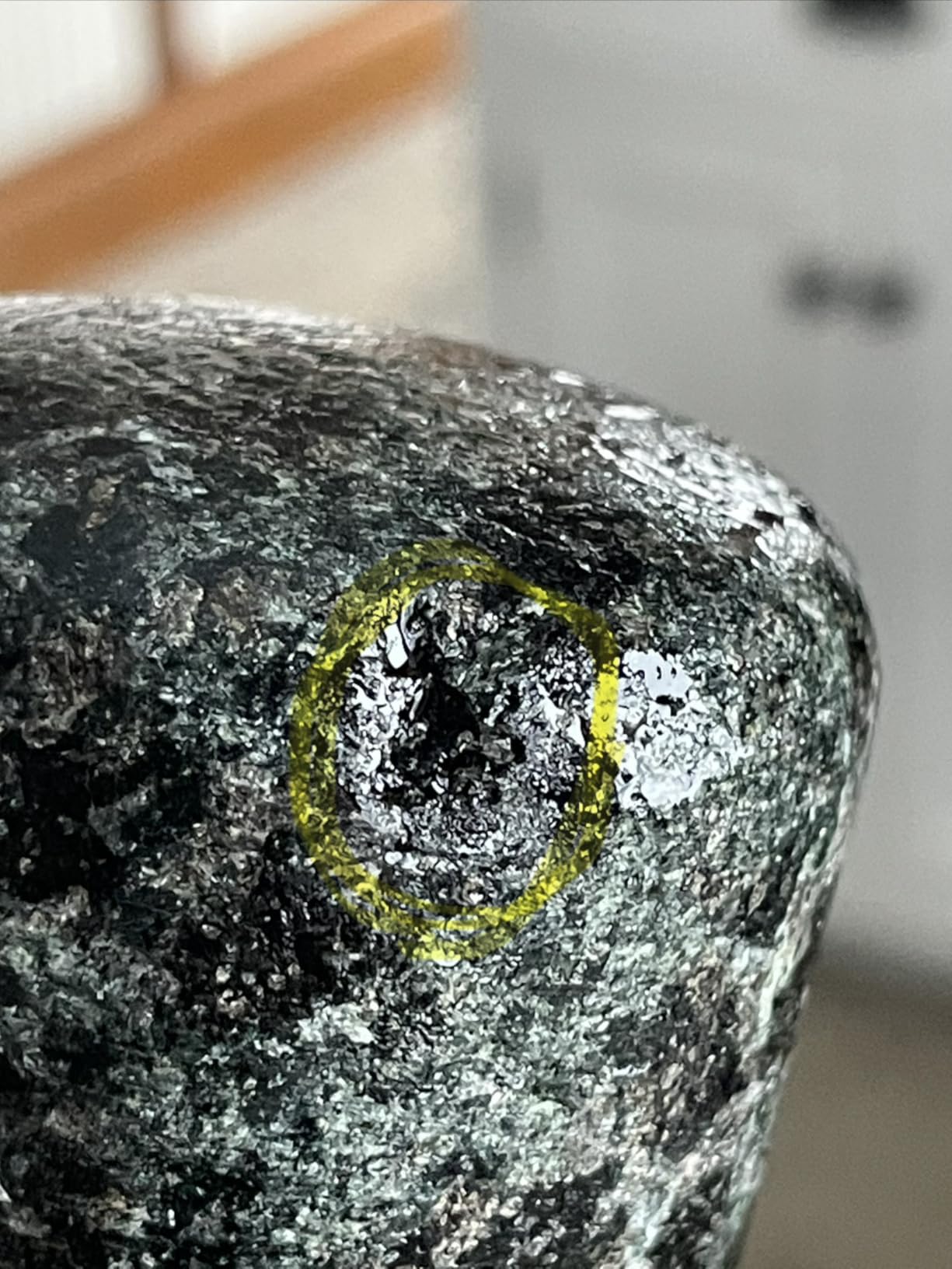 ChefSofi 1.5 Cup-Capacity Mortar and Pestle Set - Unpolished Heavy Granite for Enhanced Performance and Organic Appearance - Customer Photo 2