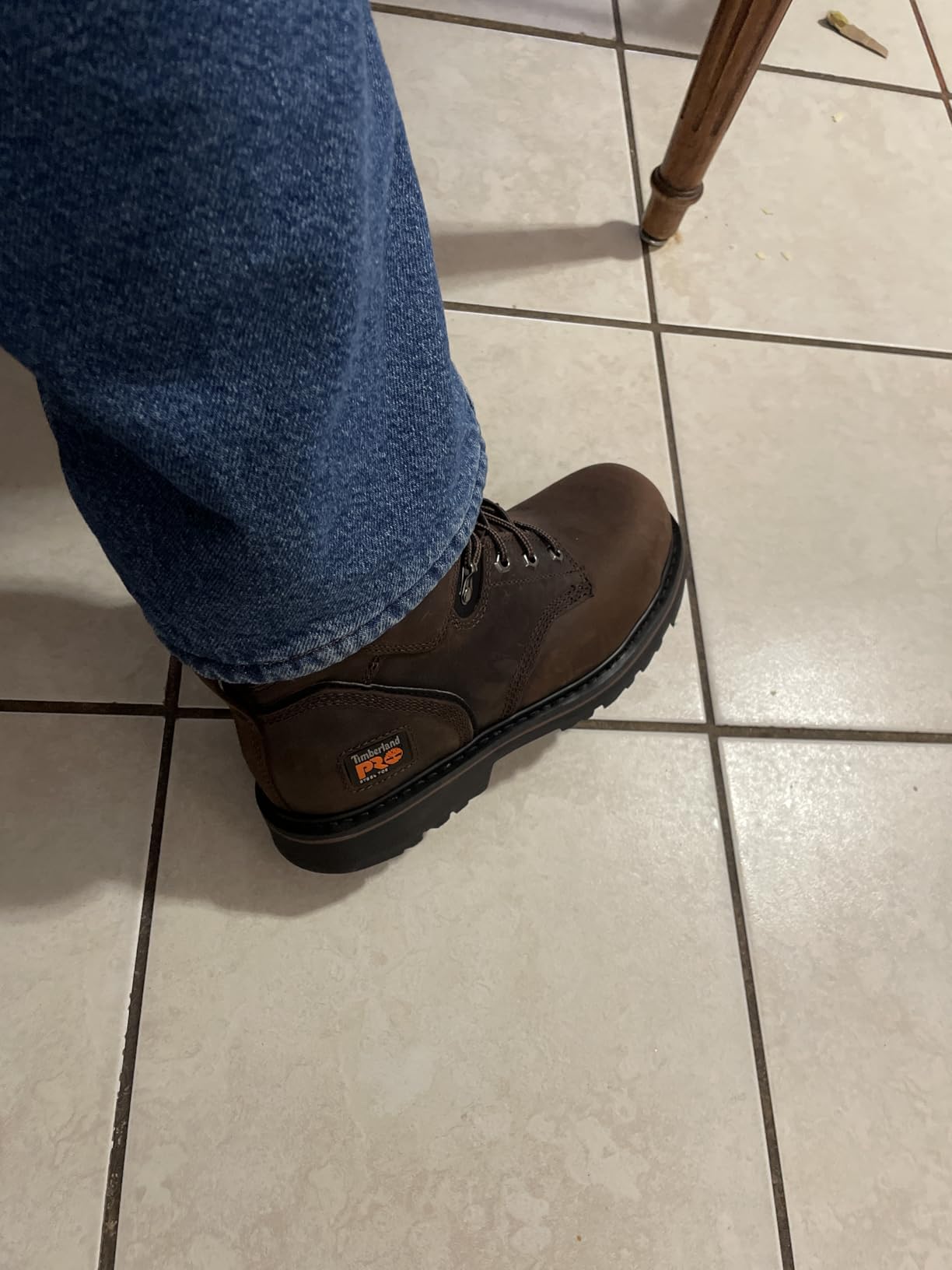 Timberland PRO Men's Pit Boss 6 Inch Steel Safety Toe Industrial Work Boot customer photo 2