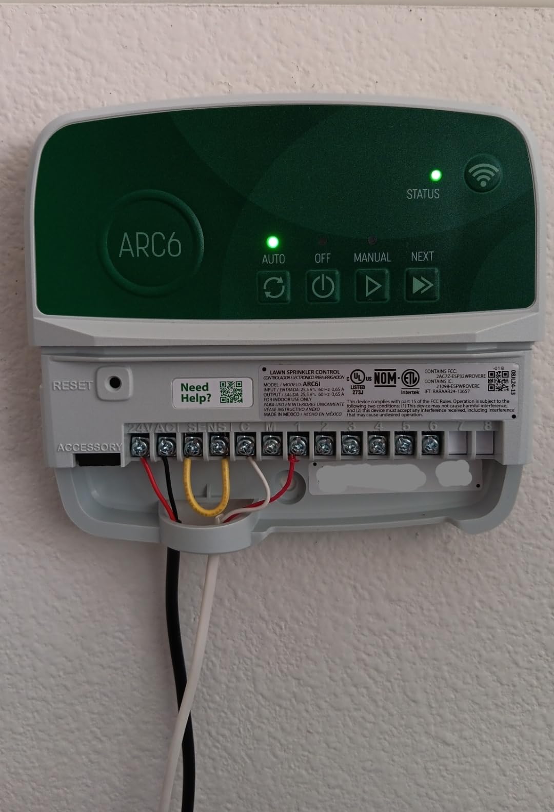 Rain Bird ARC6 App-Based Indoor Smart WiFi Irrigation Sprinkler Timer/Controller, 6-Zone/Station, EPA WaterSense Certified, Compatible with Alexa, Indoor 6-Station customer photo 1