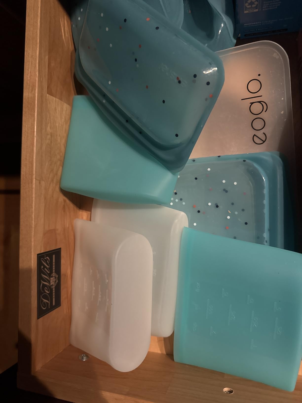 Stasher Silicone Reusable Storage Bags, 4-Pack, Reusable Freezer Bags, Microwave, Dishwasher, Oven Safe, Sous Vide, Premium Lunch Containers, Eco Friendly, Food Storage Bags, Snack Bags, Clear - Customer Photo 1