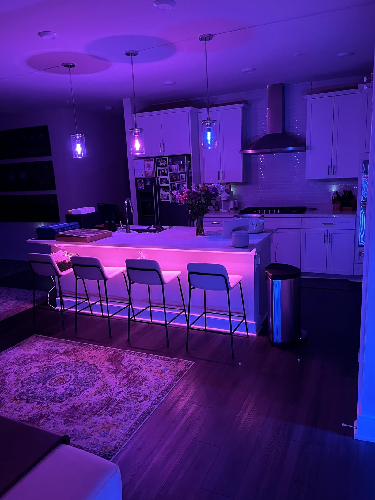 PHILIPS Hue Indoor 10 Ft Smart RGBWW LED Solo Lightstrip Base Kit, 1 Pack, Control with Hue App, LED Strip Lights Compatible with Alexa, Google Assistant and Apple HomeKit - Customer Photo 2