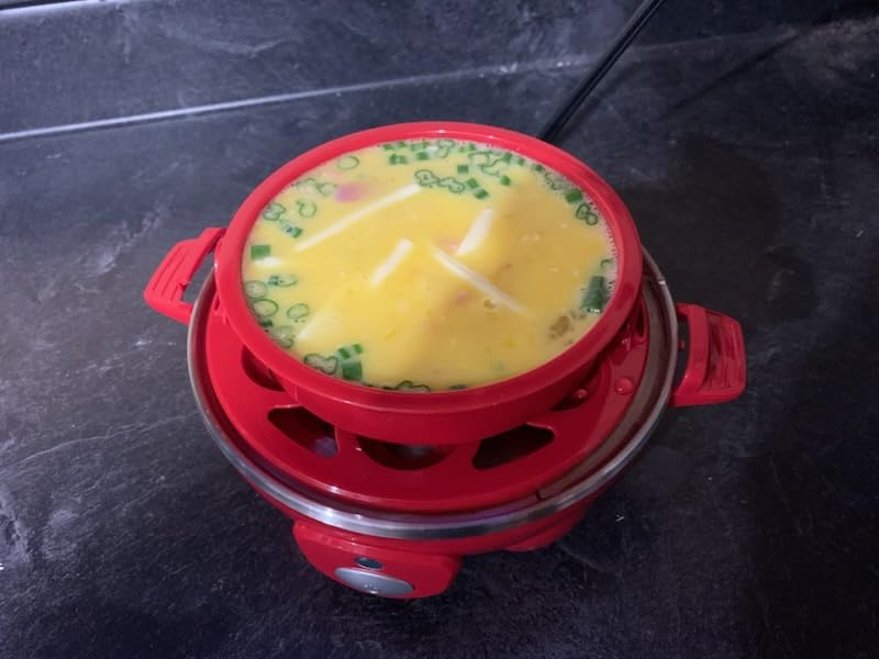 Dash Rapid Egg Cooker - Boiler, Poacher & Steamer - Includes Measuring & Recipe Guide - Dishwasher Safe - BPA Free - Holds 7 Eggs, Black - Customer Photo 2
