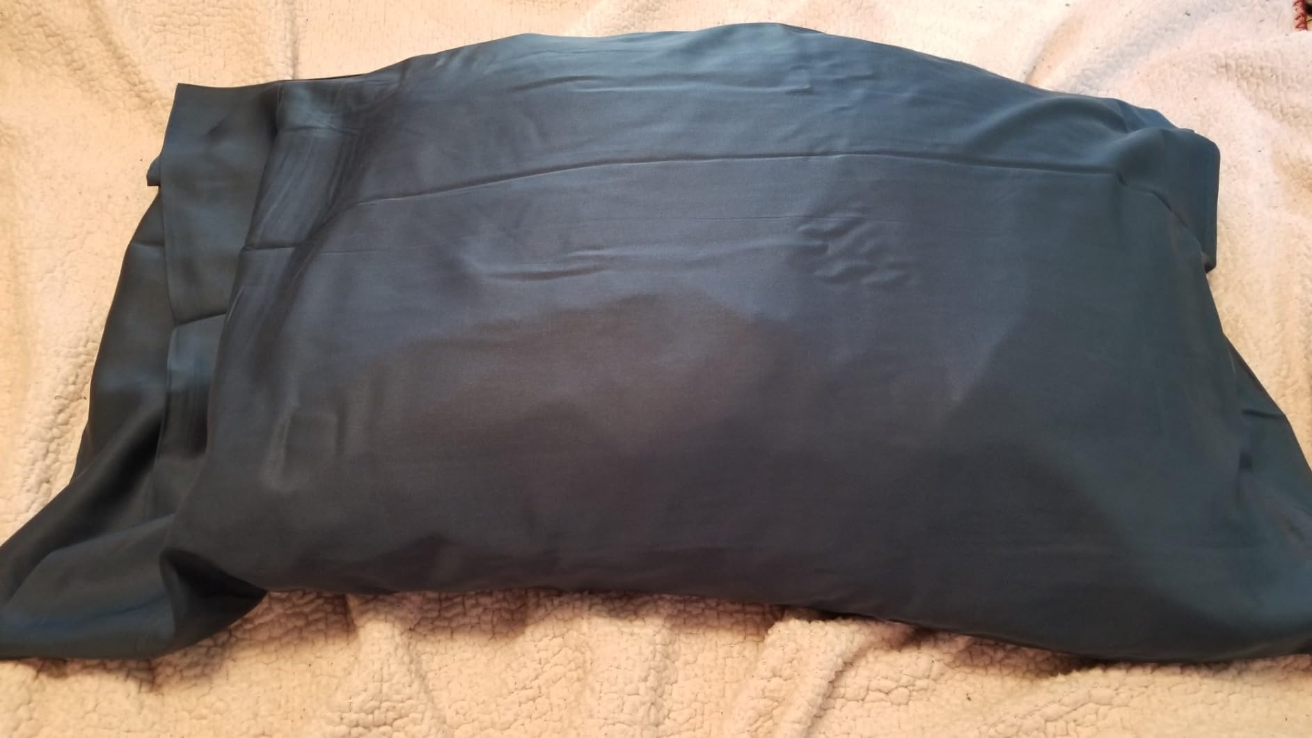 LBRO2M 100% Viscose Derived from Bamboo Bed Sheet 4 Piece Set,Cooling 1800 TC Sheet,16 Inches Deep Pocket,Bedding Super Soft Silky Smooth,Breathable Comfortable Cool (White, Queen) - Customer Photo 2