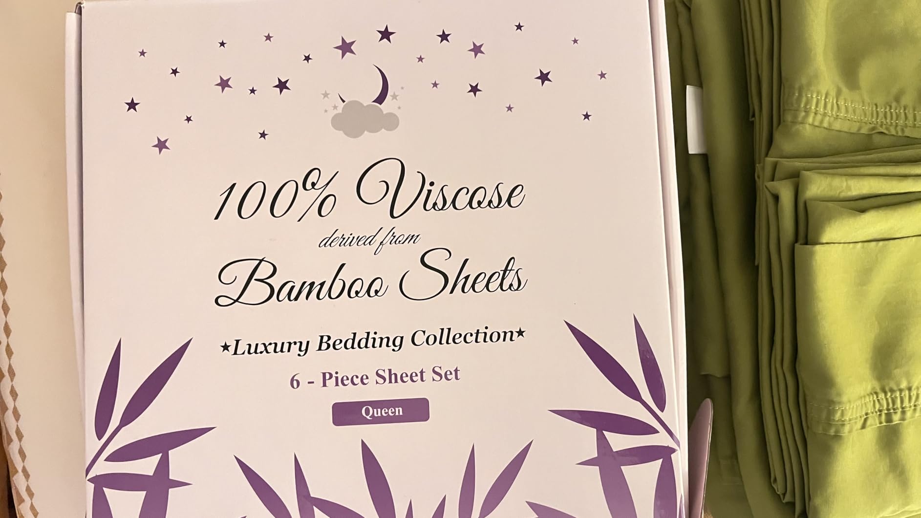 SLEEP SANCTUARY 100% Viscose Derived from Bamboo Sheets King Size 6pcs – BamBliss Luxury Cooling Sheets for Hot Sleepers - Cloud Soft, 17 SLEEP SANCTUARY 100% Viscose Derived from Bamboo Sheets King Size 6pcs – BamBliss Luxury Cooling Sheets for Hot Sleepers - Cloud Soft, 17