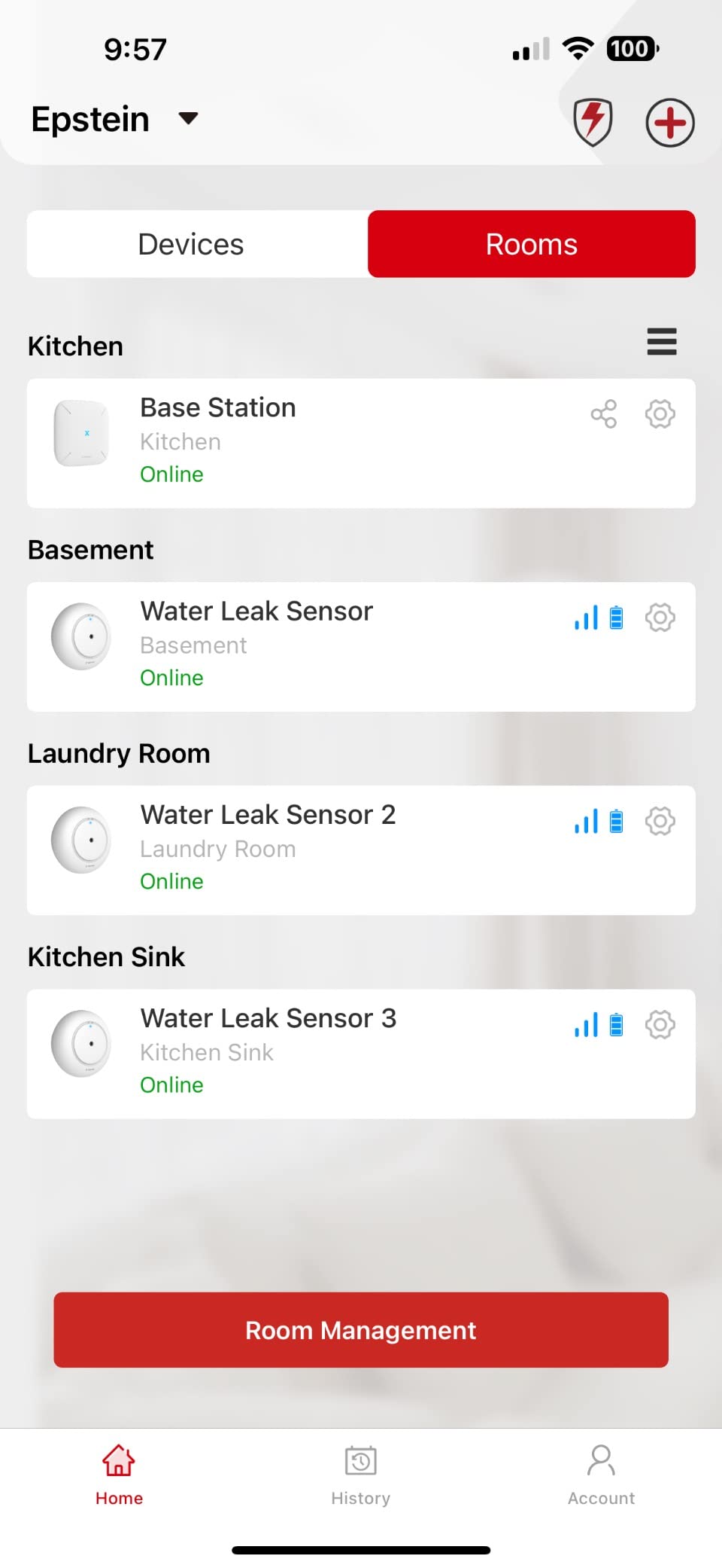 X-Sense Wi-Fi Water Leak Detector Kit, Smart Water Sensor Alarm with App Alerts and Ultra-Slim Design, Water Alarm Leak Detector for Basements, 4 Water Sensors and 1 Base Station, Model SWS0A41 customer photo 2
