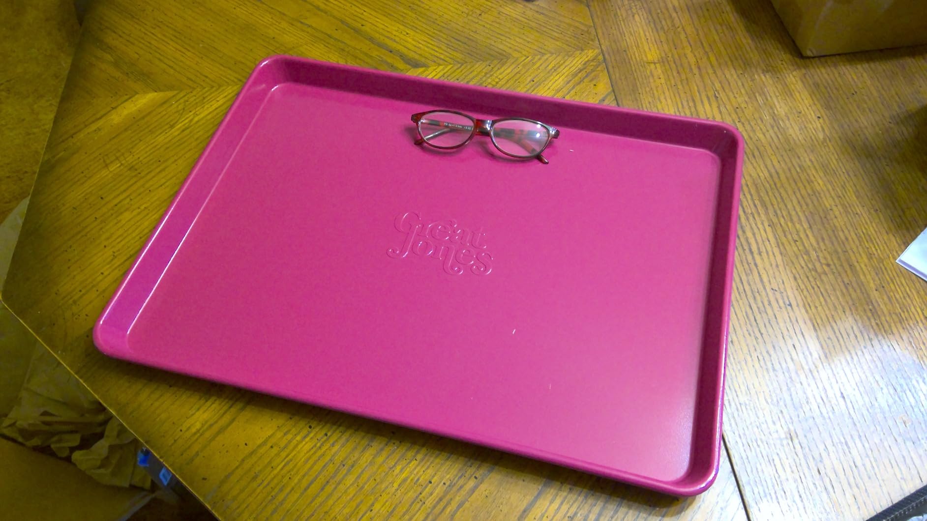 Great Jones Little Sheet (Broccoli) | Jelly Roll Pan, Quarter Sheet Pan | Aluminized Steel,13.5