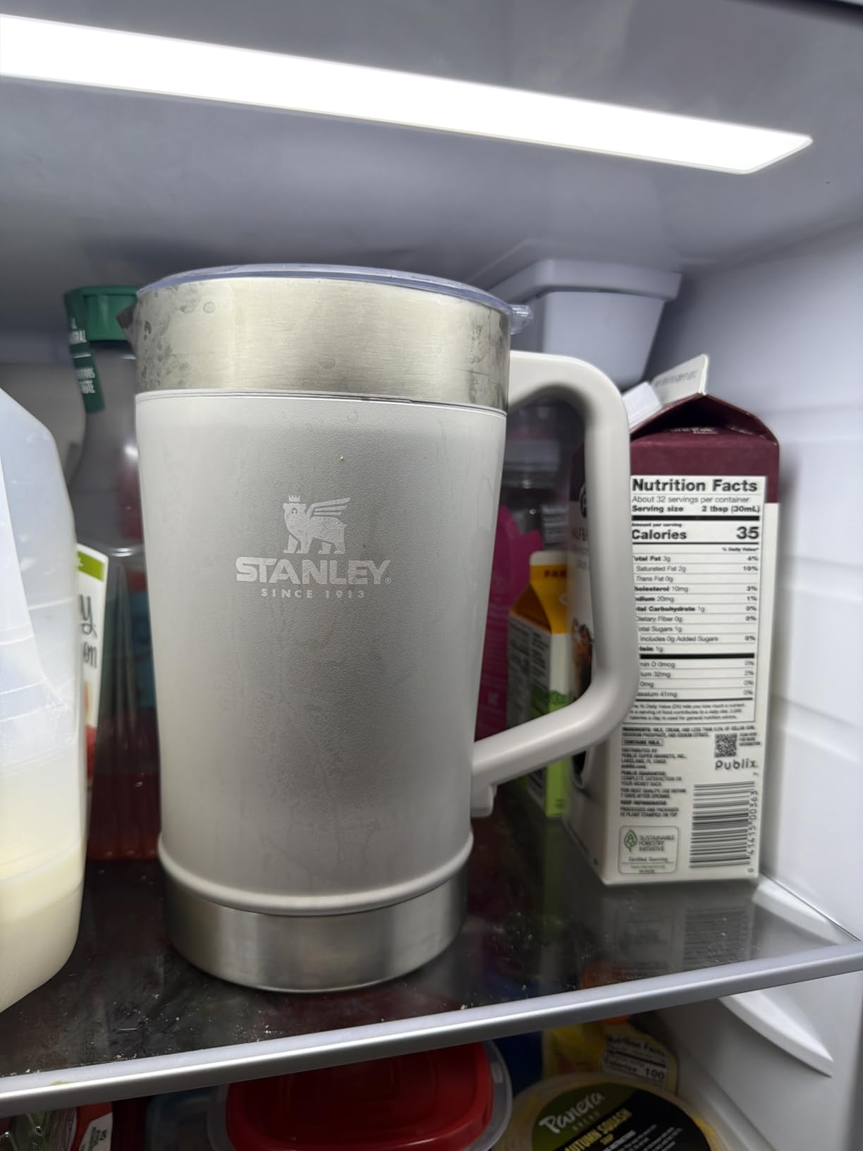 Stanley Stay-Chill Pitcher 64 oz | Cold Water, Beer, and Drink Pitcher with Lid | Large Capacity Durable Beverage Container with Handle | Insulated Stainless Steel | BPA-Free | Frost Gloss Customer Review Stanley Stay-Chill Pitcher 64 oz | Cold Water, Beer, and Drink Pitcher with Lid | Large Capacity Durable Beverage Container with Handle | Insulated Stainless Steel | BPA-Free | Frost Gloss - Customer Photo 1