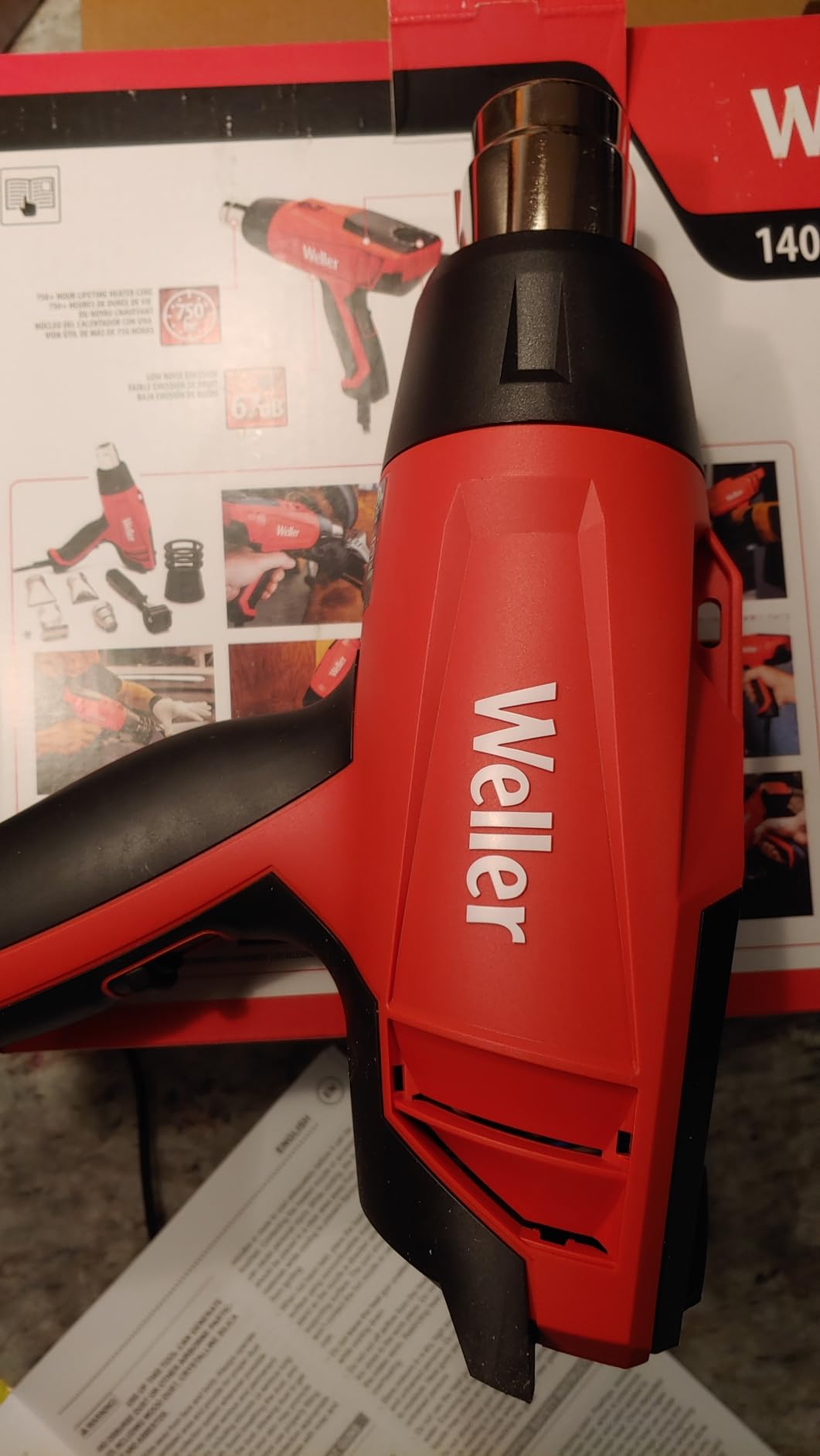 Weller Heat Gun with Stageless Temperature Control | 180°F to 1120°F | 120V/1400W | WLHG1412A Customer Review Weller Heat Gun with Stageless Temperature Control | 180°F to 1120°F | 120V/1400W | WLHG1412A - Customer Photo 4