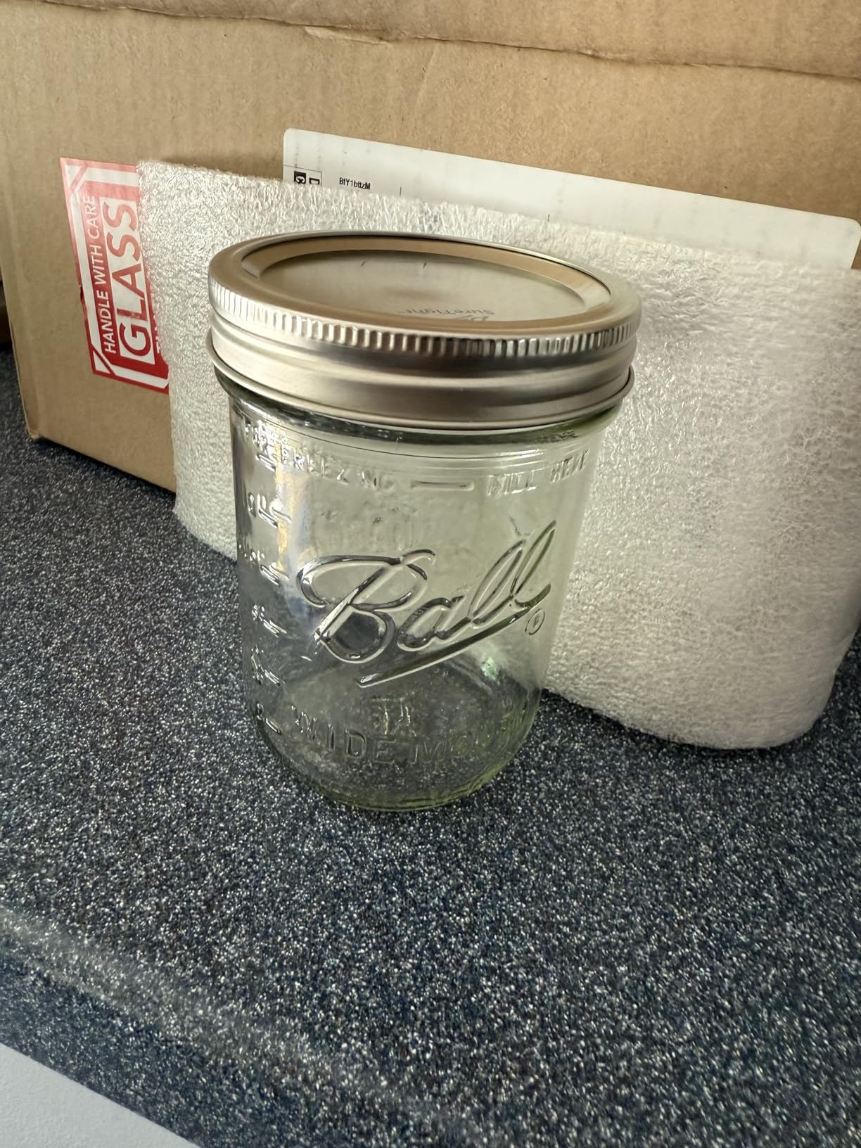 Ball - 16 oz Wide Mouth Glass Mason Jars | 6 Pack Jars with Airtight Lids | Large Glass Jar for Food Storage with Lids | Ideal for Canning, Fermentation, Pickling, Kombucha Brewing - Customer Photo 2