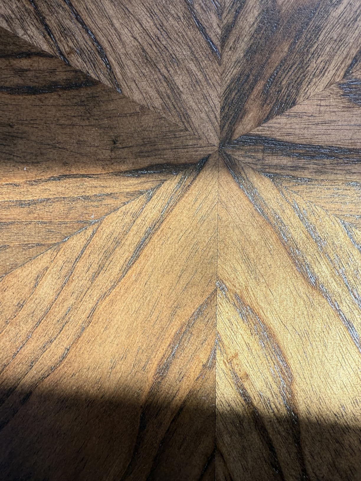 Martin Svensson Home LAX Retro Mid-Century Modern Round Wood End Table, Solid Grain Side Table with Lower Shelf - Customer Photo 3