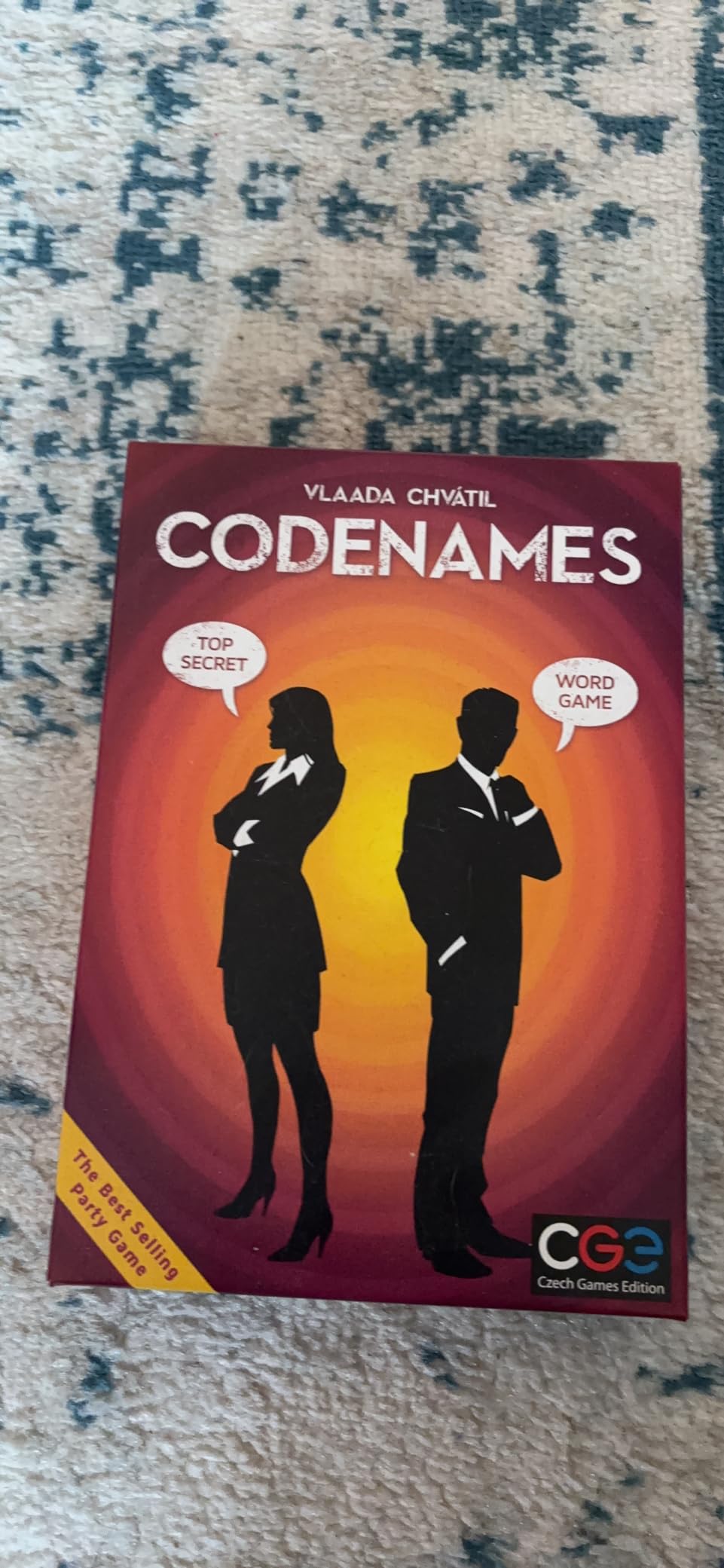 CGE Codenames Board Game (2nd Edition) | The Top Secret Word Association Party Game for Friends & Family Game Nights, 4+ Players customer photo 1