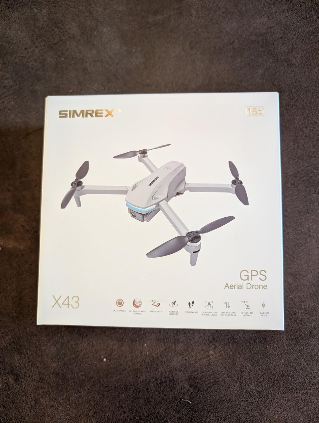 SIMREX GPS Drone with Camera for Adults 4K, Brushless Motor Drones for Beginners, 5G WiFi FPV Foldable, Auto Return, Optical Flow & Altitude Hold, Gesture Control, Follow Me, Waypoint Flight, Toys Gifts for Teen Boys (Gray) customer photo 2