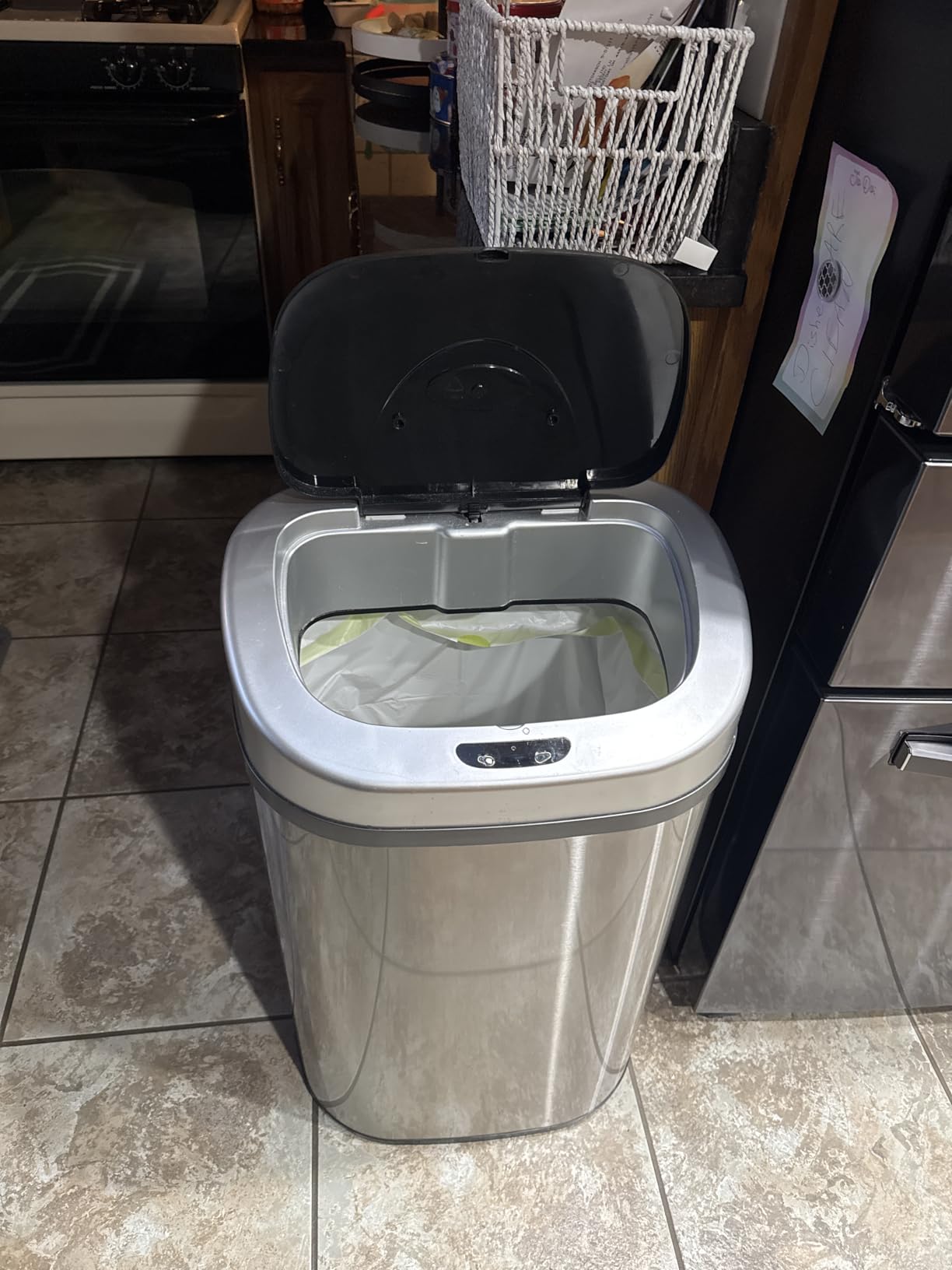 NINESTARS 13 Gallon Extra Thick Drawstring Trash Bags, Heavy Duty Leak-Proof White Plastic Garbage Bags for Kitchen, Bathroom, or Office, 90 Count - Customer Photo 1