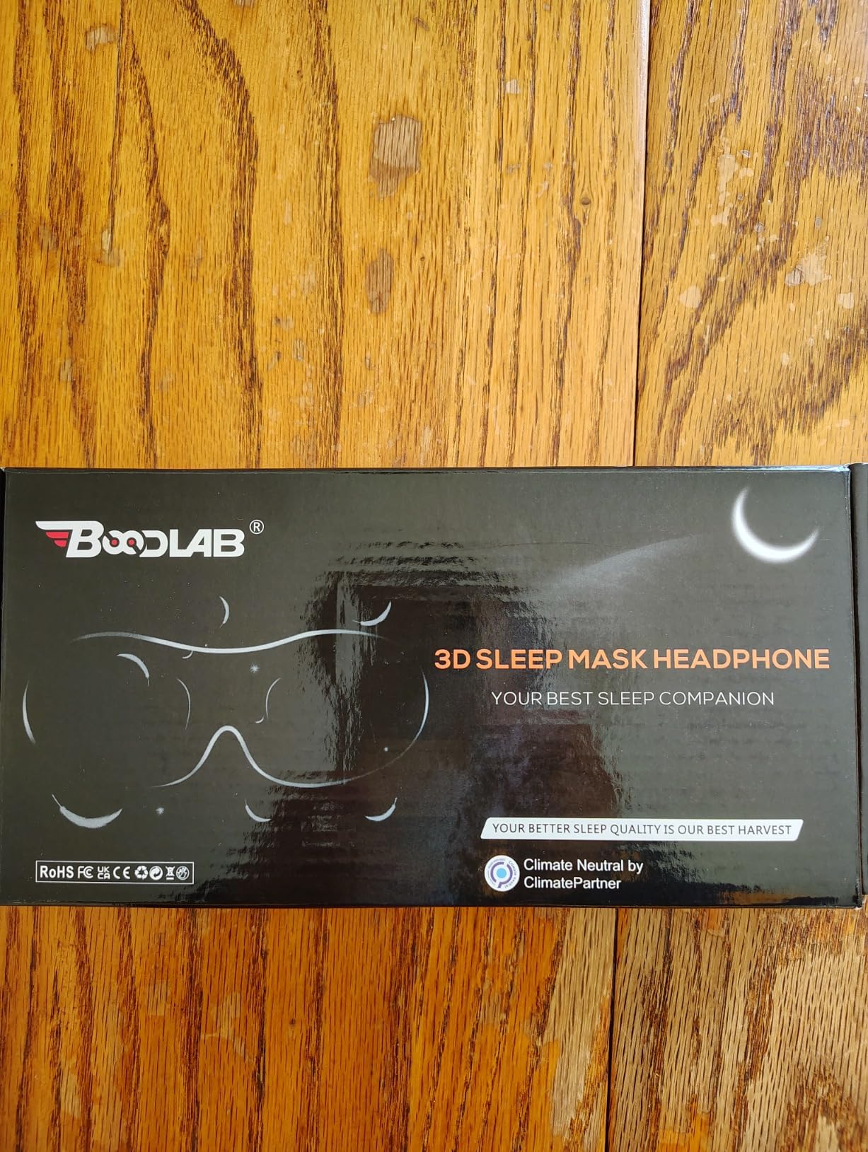 3D Sleep Mask with Bluetooth 5.4 Headphones, Wireless Music Sleeping Eye Mask with Ultra-Thin HD Stereo Speakers for Side Sleepers, Adjustable Blackout & Noise Cancelling for Men - Customer Photo 2