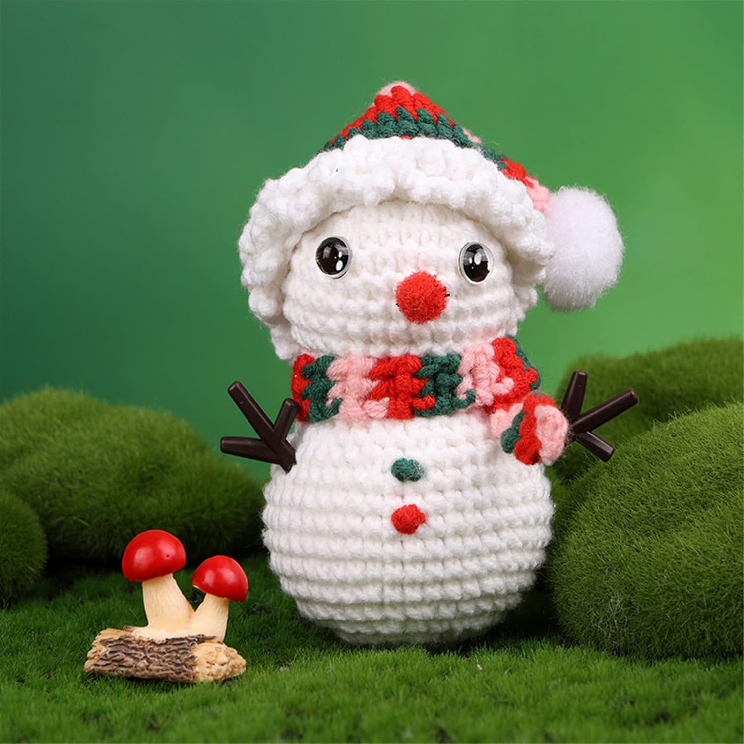 BUBEFSKD Christmas Crochet Kits for Beginners Starter with Yarn Hook Needle Knitting Marker Instruction Easy Starter Crochet Set Gift BUBEFSKD Christmas Crochet Kits for Beginners Starter with Yarn Hook Needle Knitting Marker Instruction Easy Starter Crochet Set Gift - BUBEFSKD