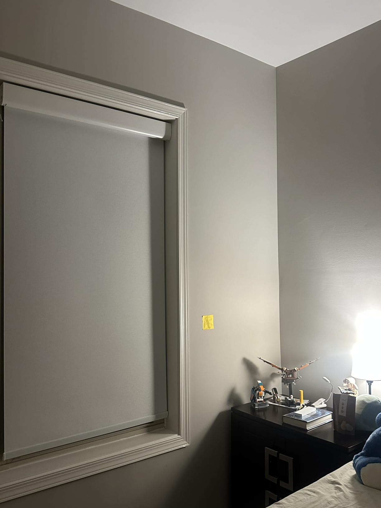 Kincmo No Drill Motorized Blinds with Remote, 100% Blackout Roller Shades for Windows, Custom Electric Blinds Compatible with Alexa, Apple Homekit, Google Home (100% Blackout - Fabric Samples) Customer Review Kincmo No Drill Motorized Blinds with Remote, 100% Blackout Roller Shades for Windows, Custom Electric Blinds Compatible with Alexa, Apple Homekit, Google Home (100% Blackout - Fabric Samples) - Customer Photo 1