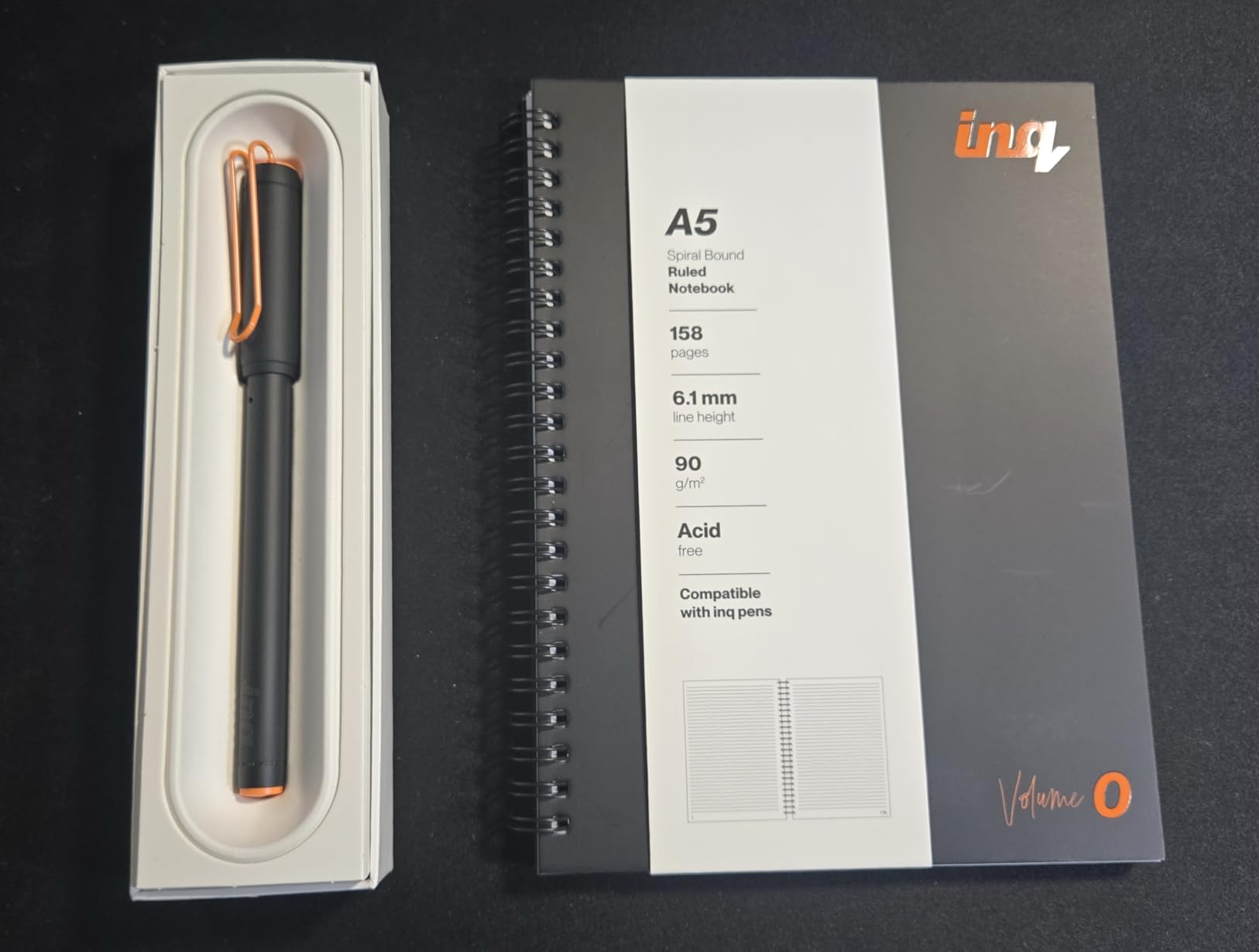 inq Smart Writing Set – Converts Handwriting to Text – Real Ink on Real Paper - AI Note Taking, Voice Recording and Transcription, For iPhone and Android - Smart Pen & Notebook (A5, Journal Size) Customer Review inq Smart Writing Set – Converts Handwriting to Text – Real Ink on Real Paper - AI Note Taking, Voice Recording and Transcription, For iPhone and Android - Smart Pen & Notebook (A5, Journal Size) - Customer Photo 2