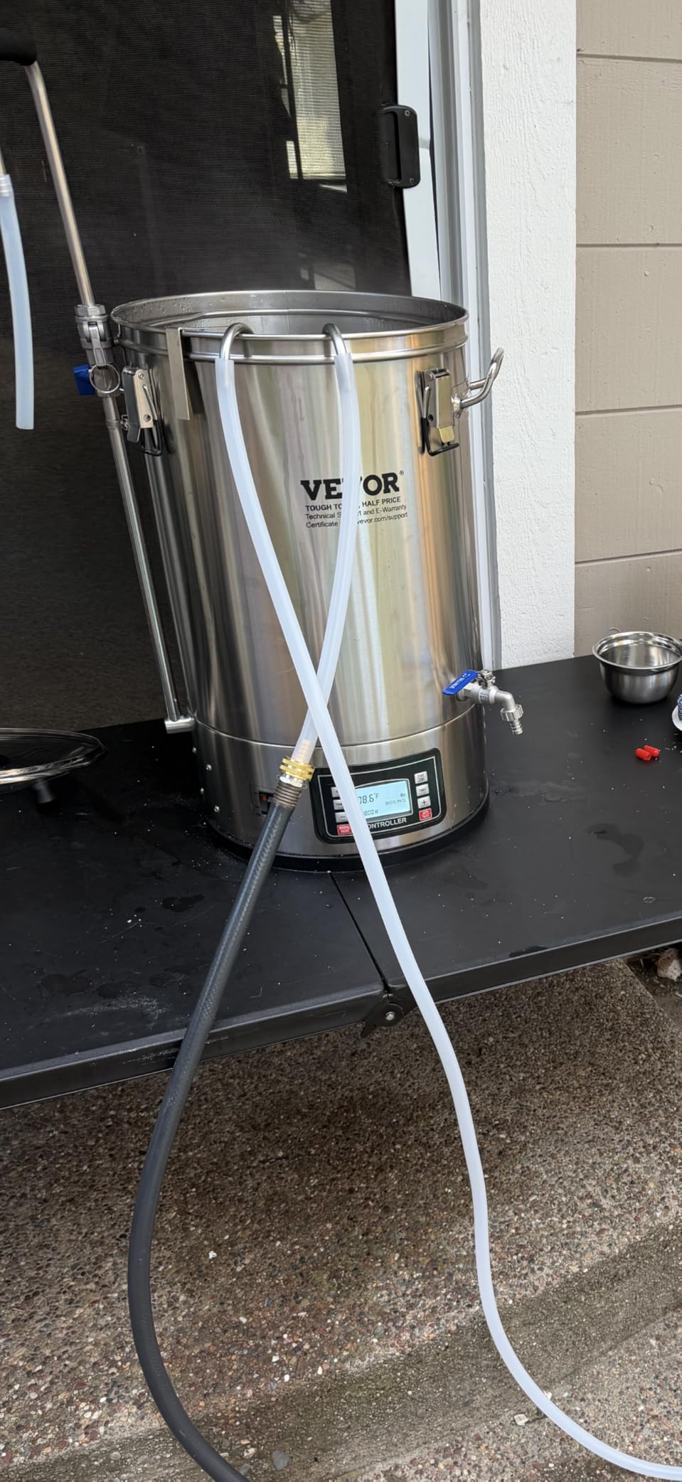 VEVOR Beer Brewing Equipment, 8 Gal/30L 304 Stainless Steel Home Beer Brewer,1500W All-in-One Home Brewing Kit with Tall strainer, Integrated Inner Barrel & Reinforced Handle Customer Review VEVOR Beer Brewing Equipment, 8 Gal/30L 304 Stainless Steel Home Beer Brewer,1500W All-in-One Home Brewing Kit with Tall strainer, Integrated Inner Barrel & Reinforced Handle - Customer Photo 1